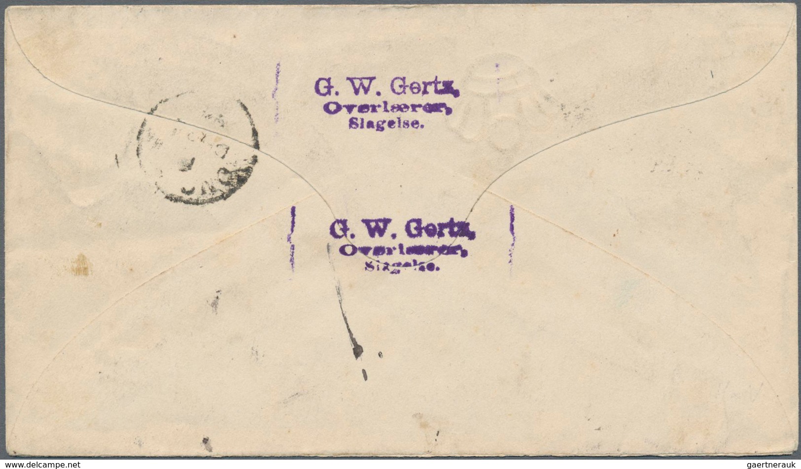Dänemark: 1896 Destination CHINA: Postal Stationery Envelope 4øre Used Registered From Slagelse To C - Oblitérés