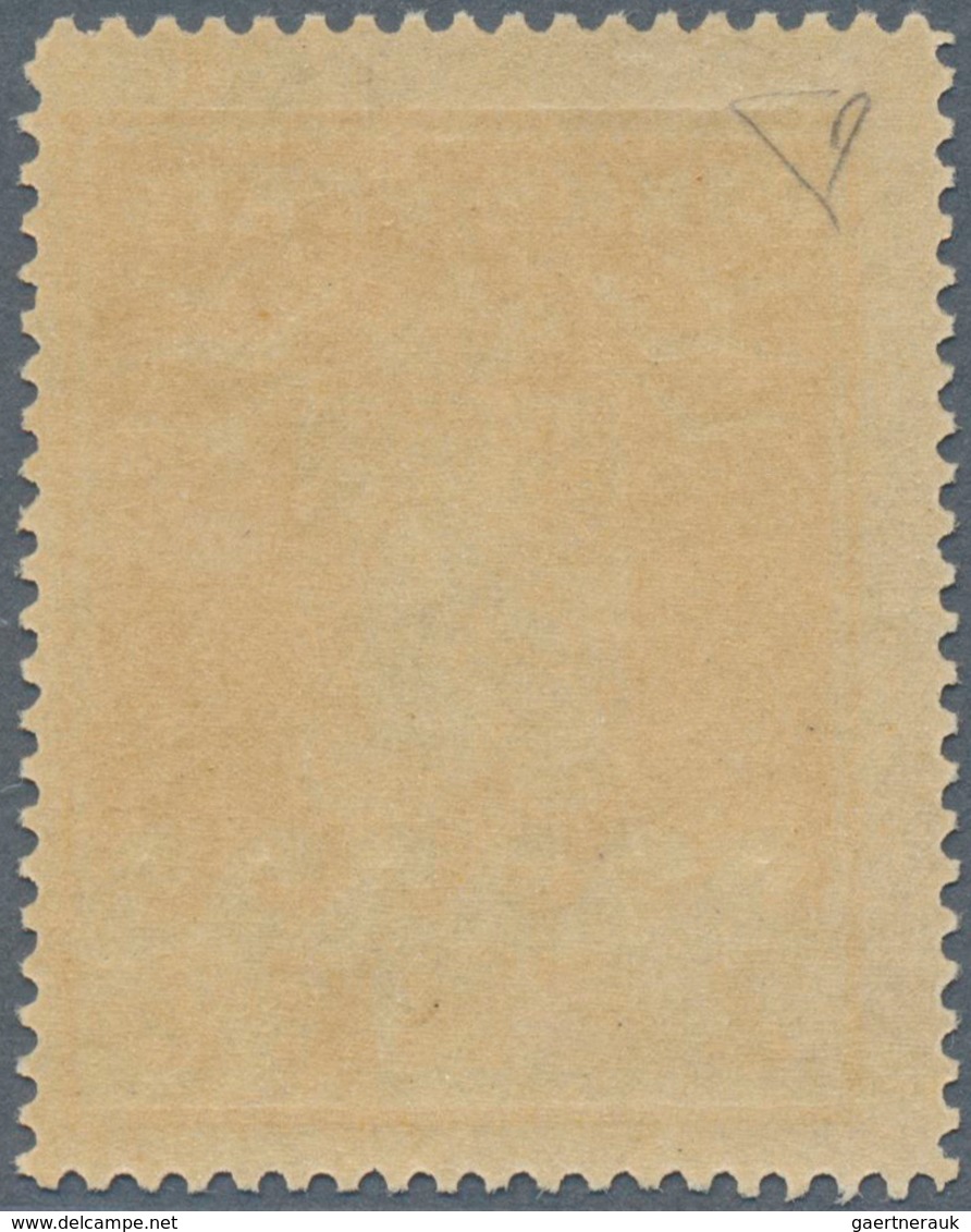 Dänemark - Grönländisches Handelskontor: 1915, Parcel-Stamp 2 Öre Yellow On Greyish Paper, All Sides - Sonstige & Ohne Zuordnung