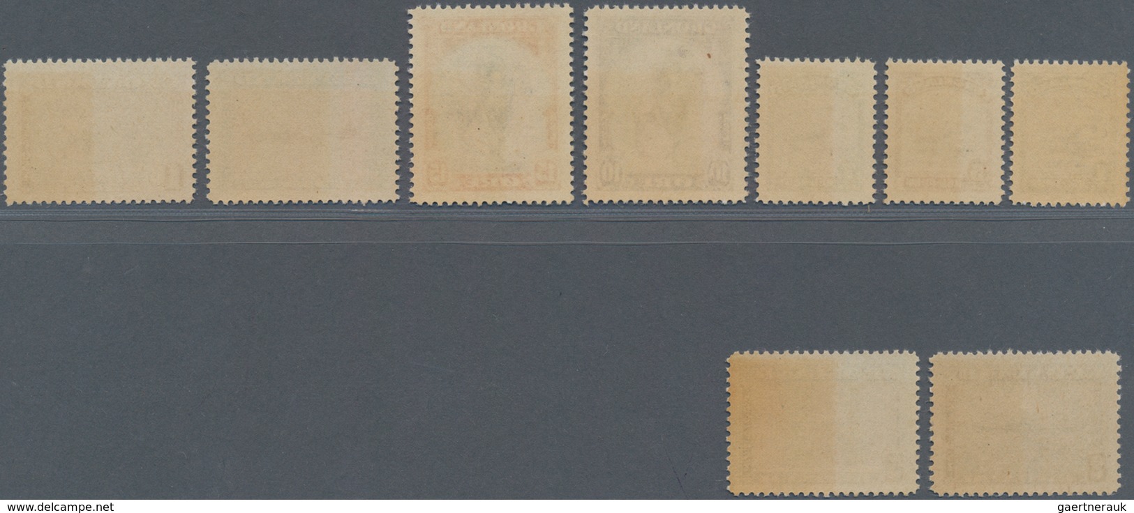 Dänemark - Grönland: 1916/45 Paketportomarken Der 2. Ausgabe Sowie Freimarkenausgabe, Diese Rückseit - Covers & Documents