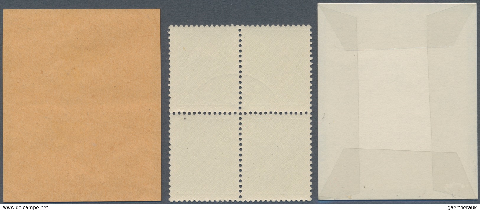 Estland - Stempel: 1936/1940, Small Lot Of Six Blocks Of Four And One Cover, Each With Different Spe - Estonia