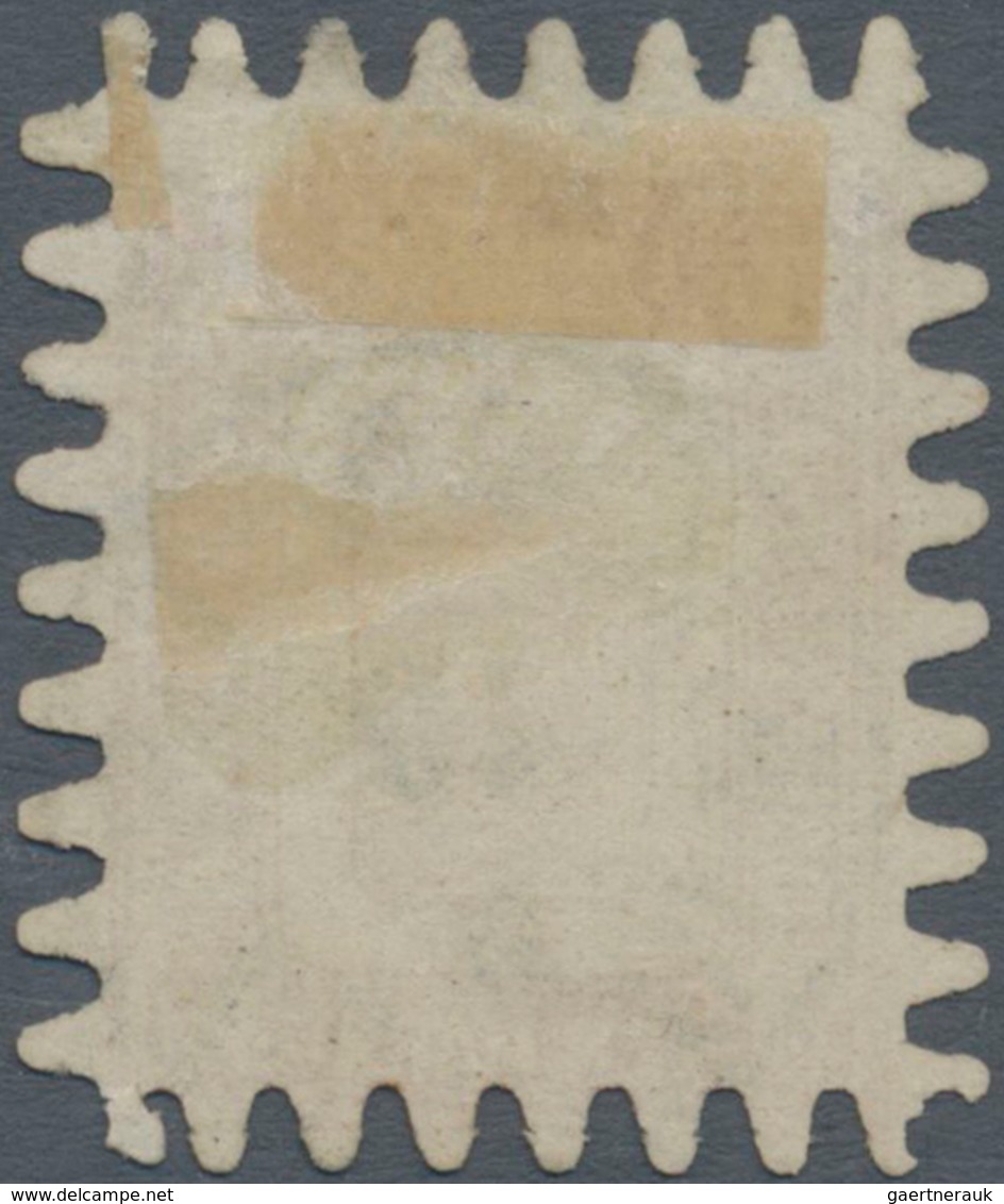 Finnland: 1867 1m. Yellow-brown, Perforation C (long Perfs), Used And Cancelled By Almost Complete S - Lettres & Documents