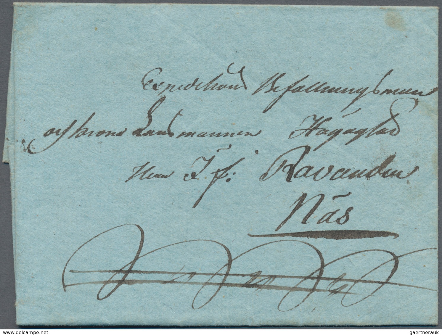 Finnland - Alandinseln: 1811, So Called Meander Letter Written In BERG (Strömsvig) To NÄÄS. - Aland