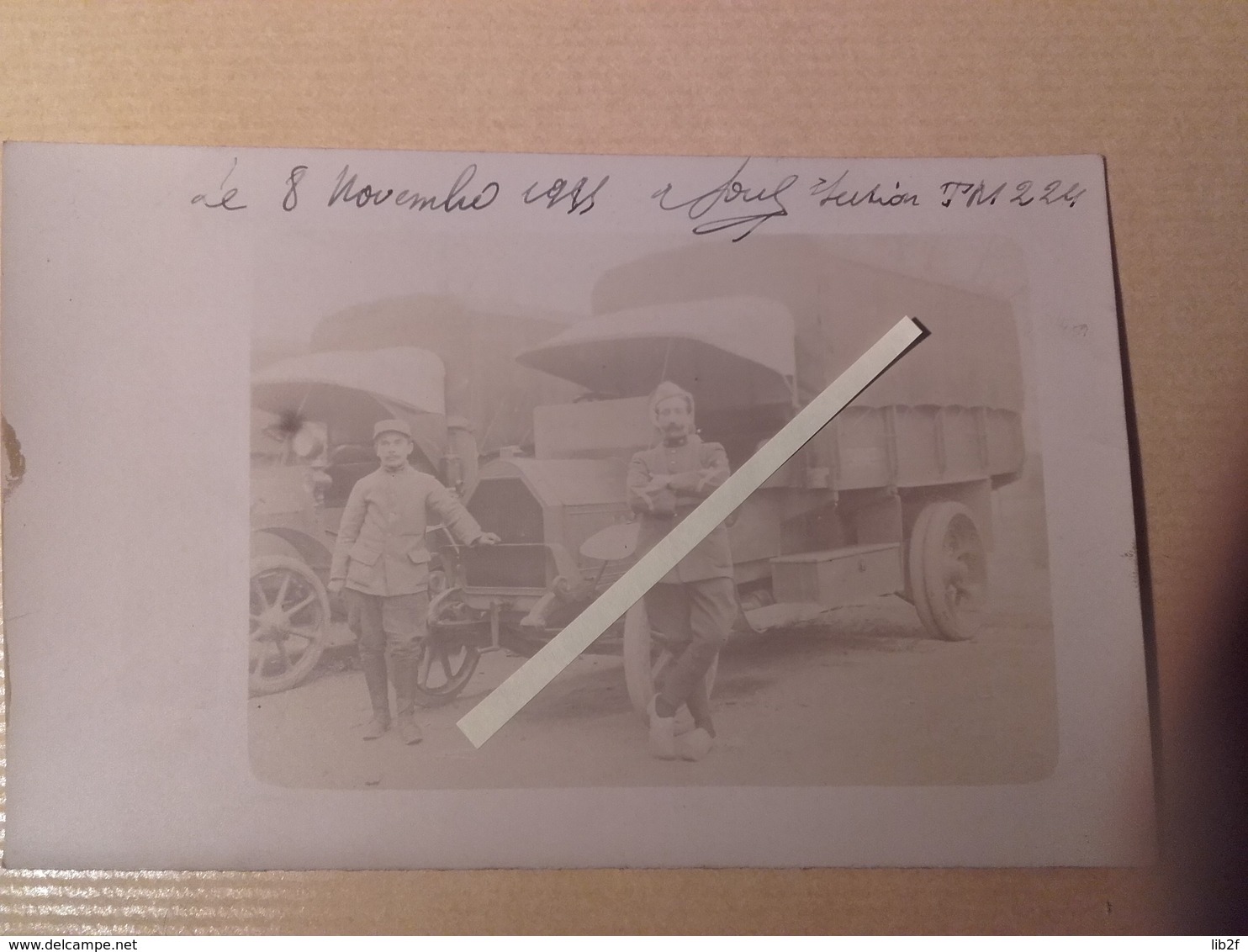 1915 Meuse Bois Le Prêtre Camion De La Section De Transport TM 224 Tranchée  Poilu Ww1 1914 1918 14-18 - Guerre, Militaire