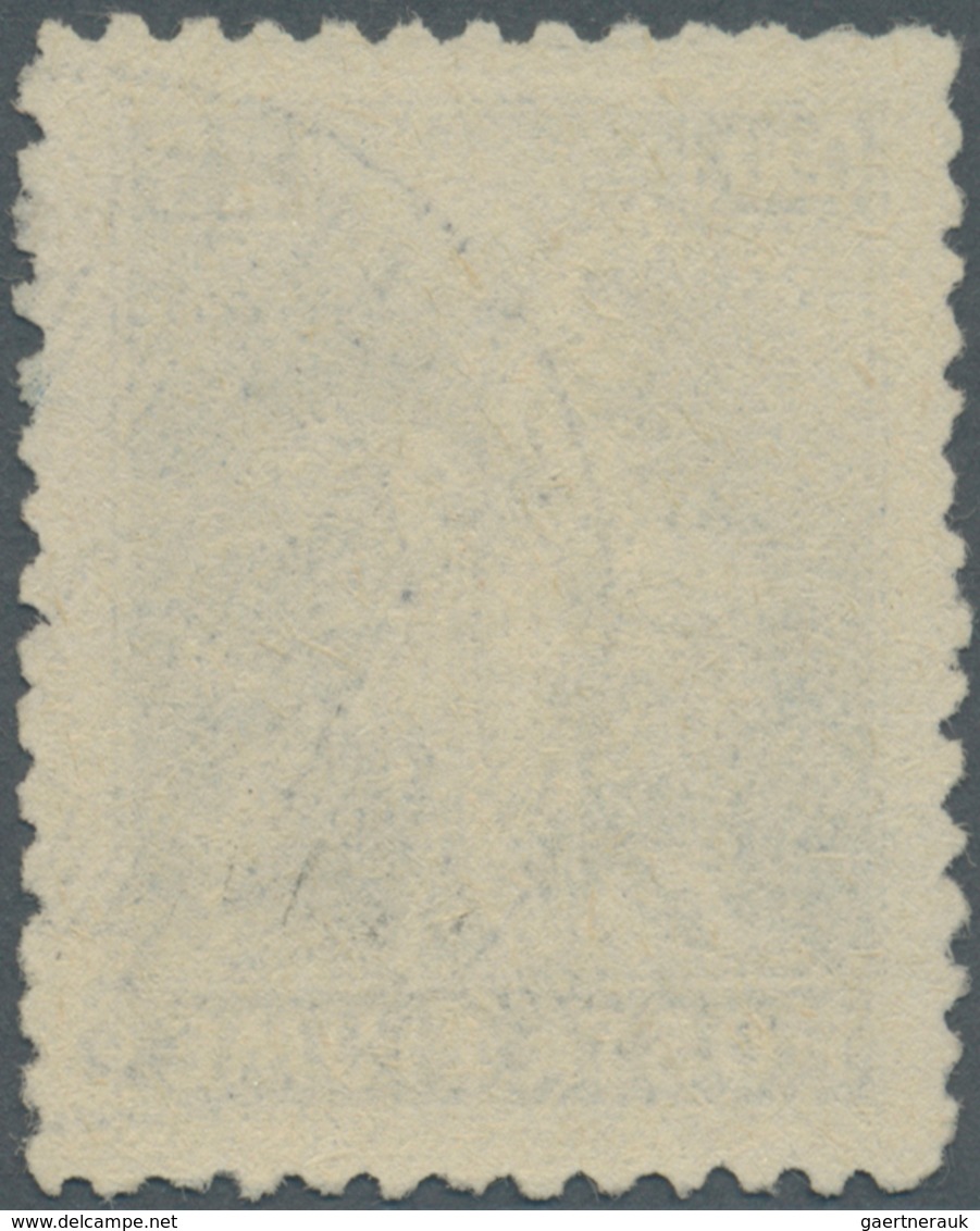 Fiume: 1919, 25 C Blue, Inscription "POSTA FIUME", Perf.10 1/2, Unissued Stamp With Post-hoc Applied - Fiume