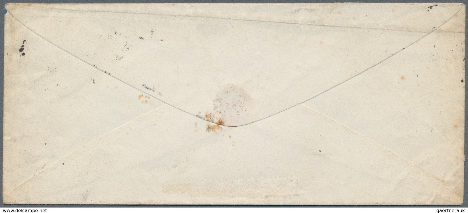 Frankreich: 1852, 10 C. Yellow-brown „REPUBL. FRANC.” On Envelope, Cancelled "PARIS 20 AVRIL 55 (60) - Lettres & Documents