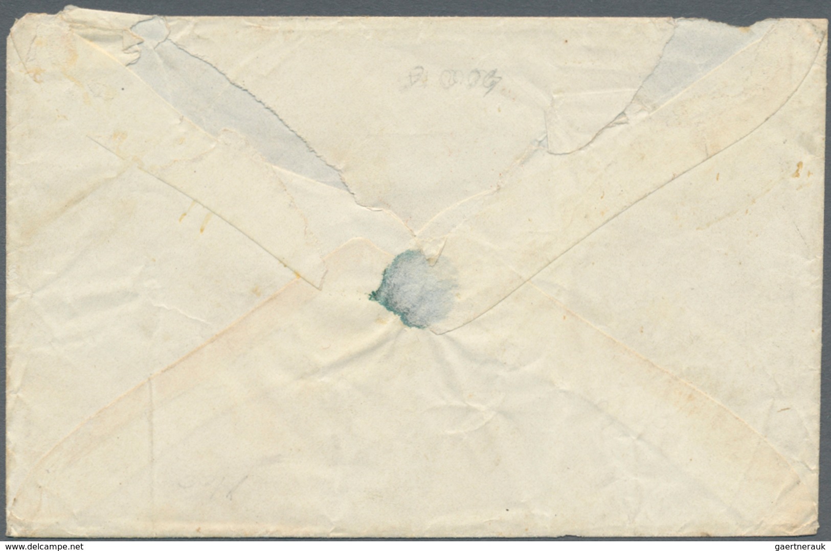 Frankreich: 1853/1859:10 C Brown And 20 C Blue, Tied By Dotted Numeral 511, On Letter From BREST 29 - Covers & Documents