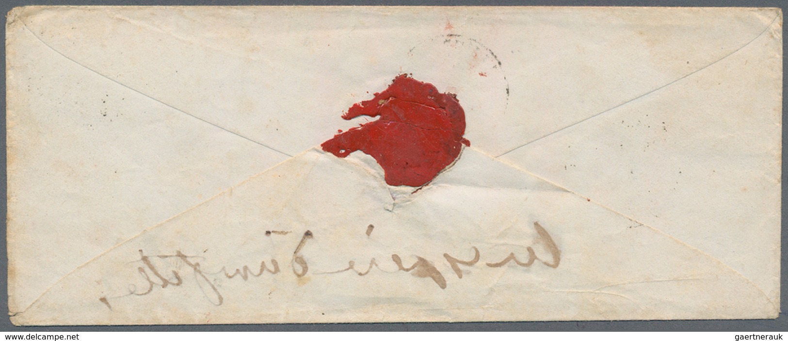 Frankreich: 1855, CRIMEAN WAR: Cover Franked With 20 C. Napoleon, Imperforated From "TOULON-S-MER 14 - Lettres & Documents