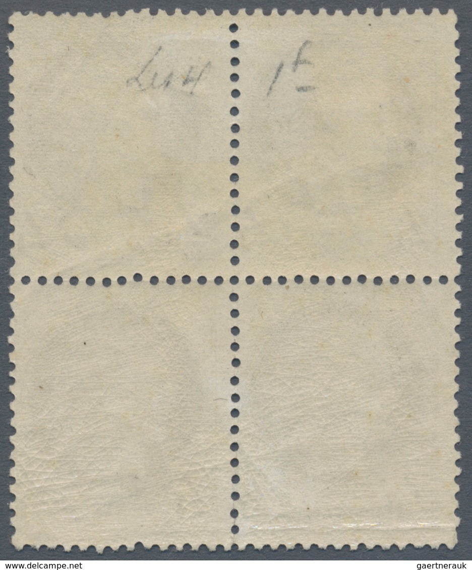 Frankreich: 1872, Ceres 4c. Grey, Block Of Four, Fresh Colour And Well Perforated, Mint O.g. Previou - Covers & Documents