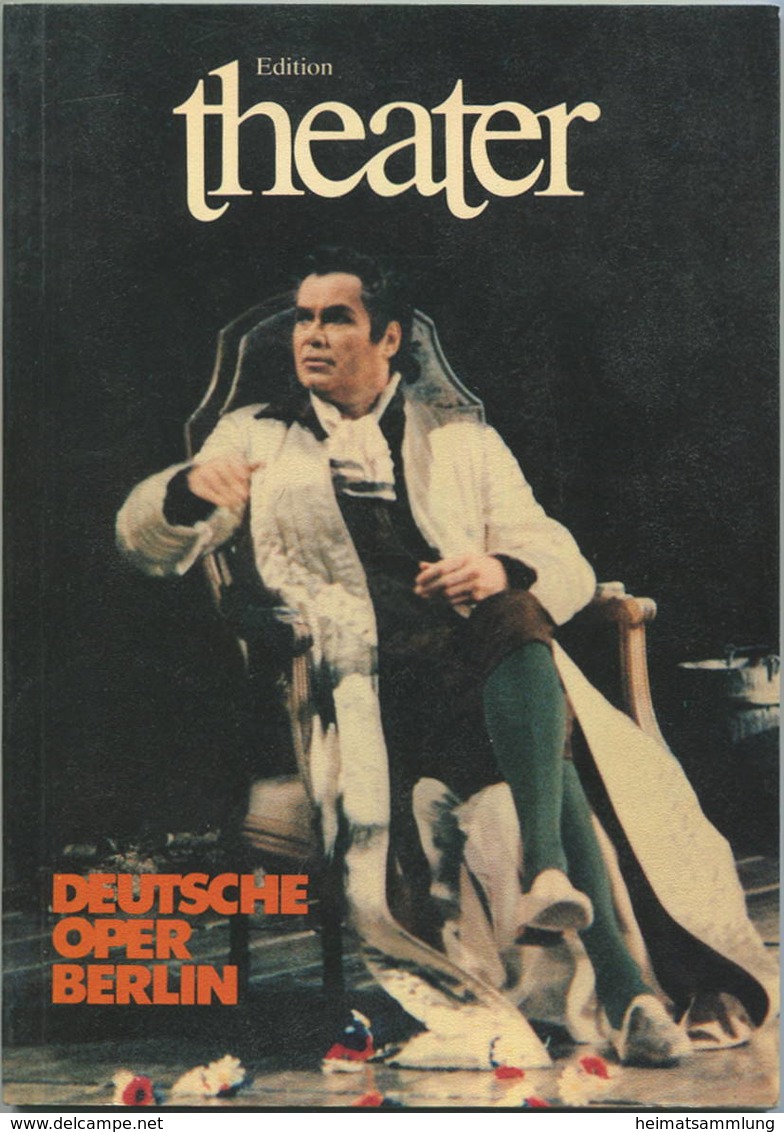 Deutsche Oper Berlin - 110 Seiten Mit Vielen Abbildungen 1981 Oper In Berlin Eine Herausforderung - Das Ballett - Porträ - Theater & Scripts