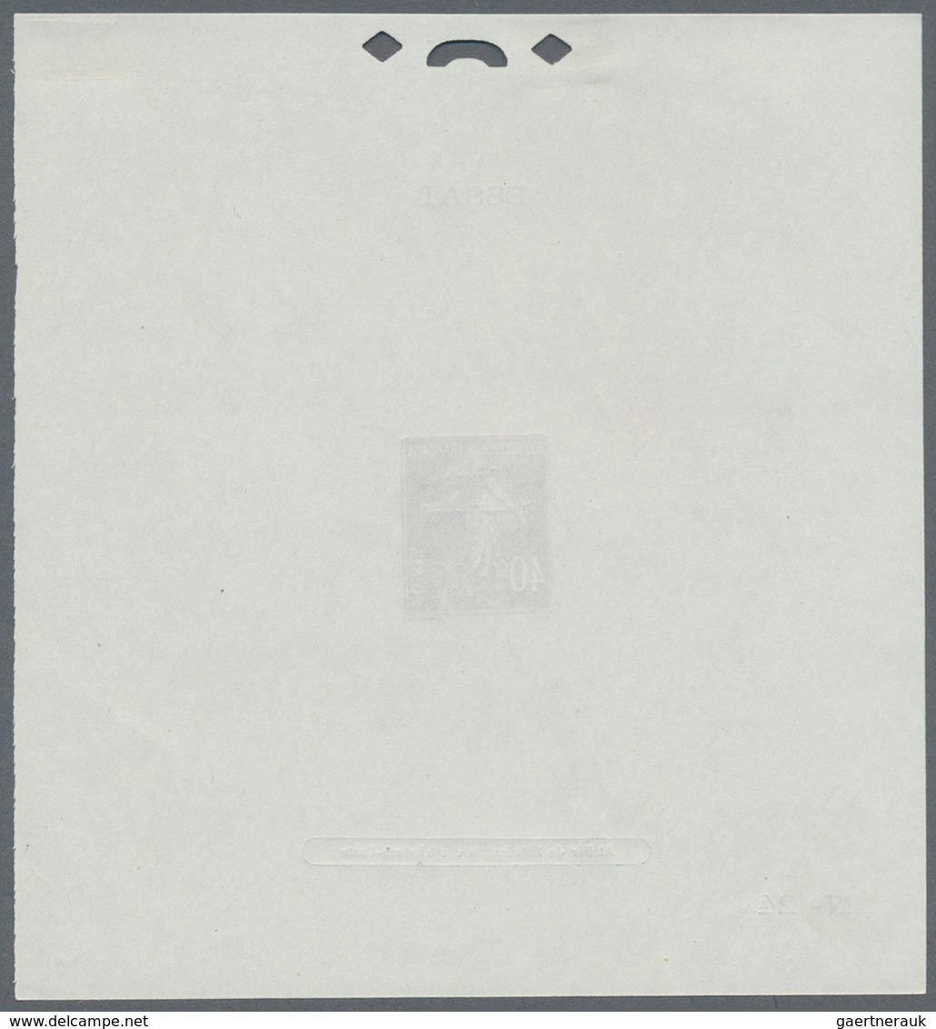 Frankreich: 1927, National Debt Fund, Complete Set Of Three Values Each As Essai (numbered Epreuve D - Covers & Documents