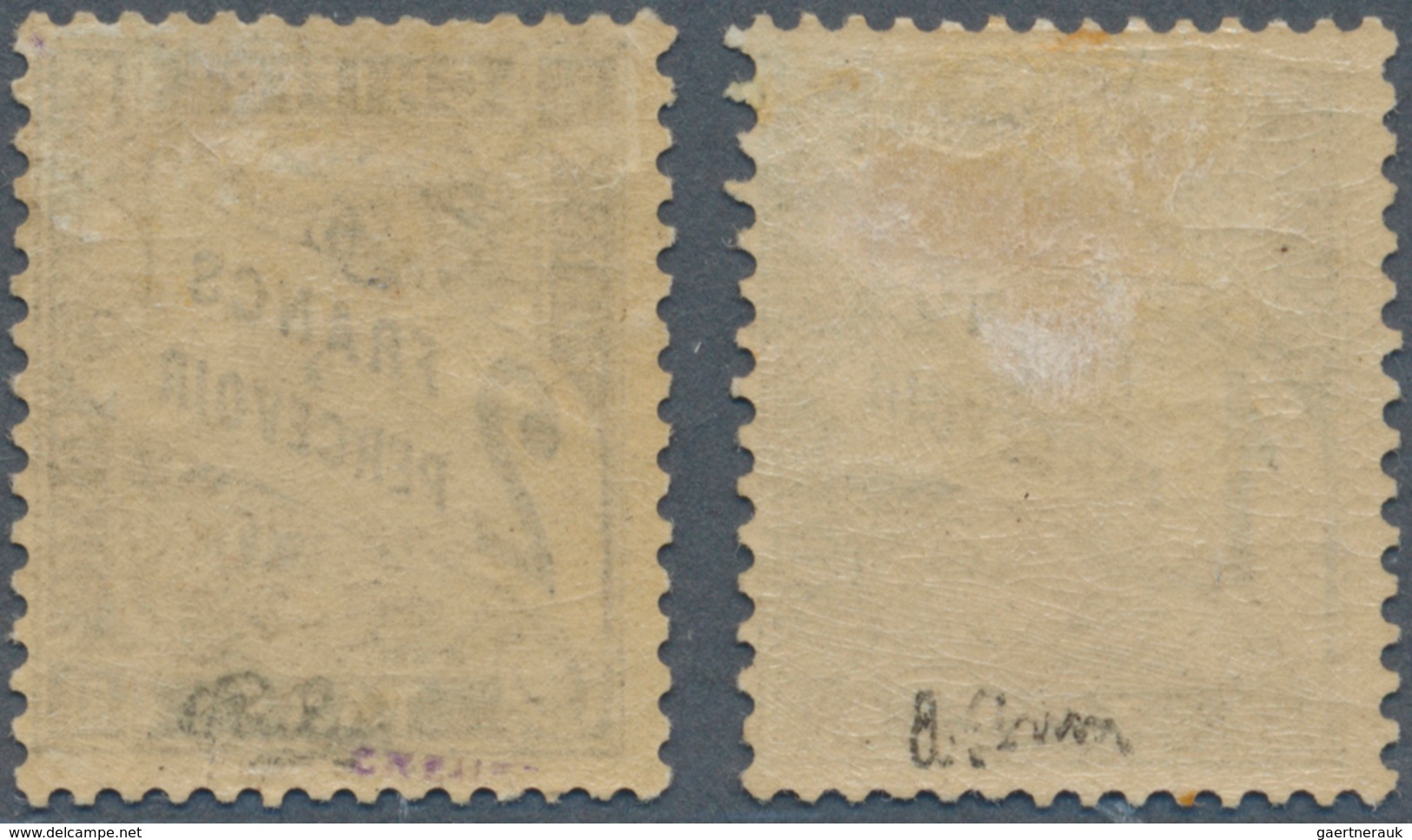 Frankreich - Portomarken: 1881, Postage Due Stamps 1 Fr And 2 Fr. Black, Mint, Perfect Perforated, S - 1960-.... Lettres & Documents