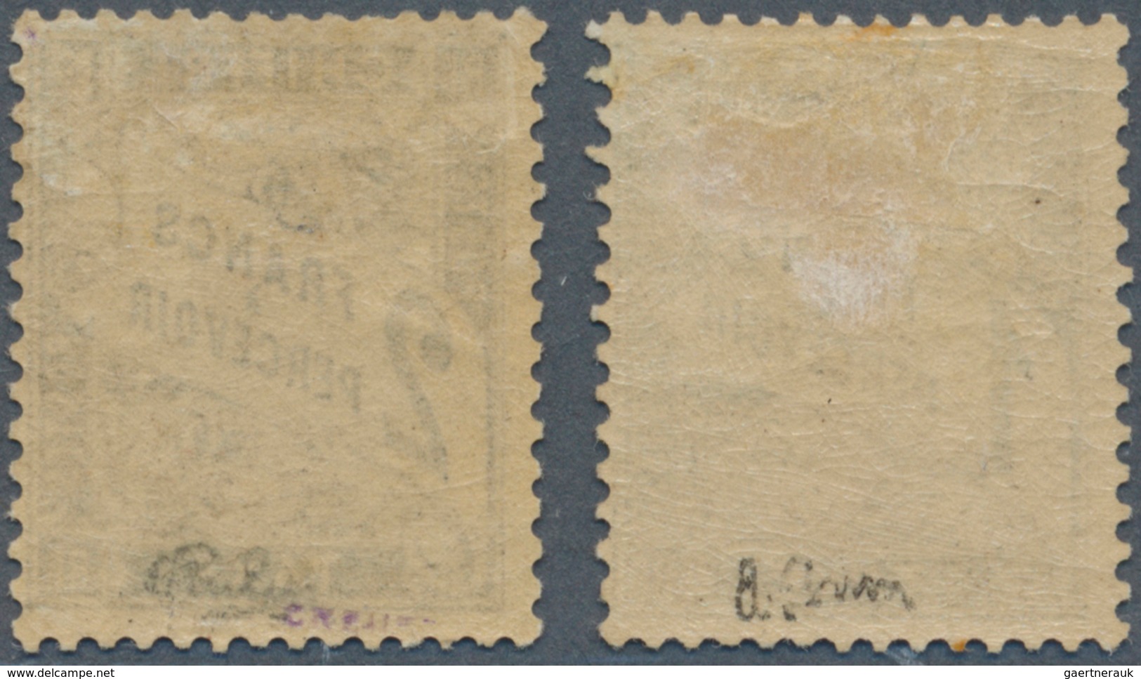 Frankreich - Portomarken: 1881, Postage Due Stamps 1 Fr And 2 Fr. Black, Mint, Perfect Perforated, S - 1960-.... Briefe & Dokumente