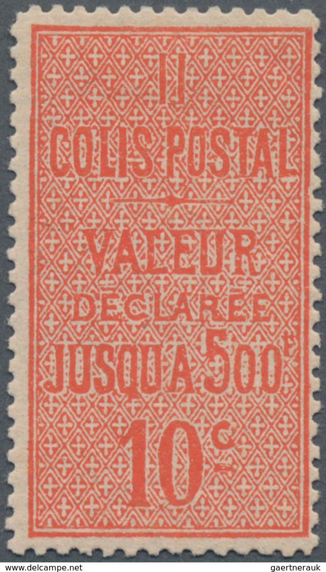 Frankreich - Postpaketmarken: 1892, Postal Parcel Stamp 10 Cent., Red, "Colis Postal Valeur Declaree - Sonstige & Ohne Zuordnung