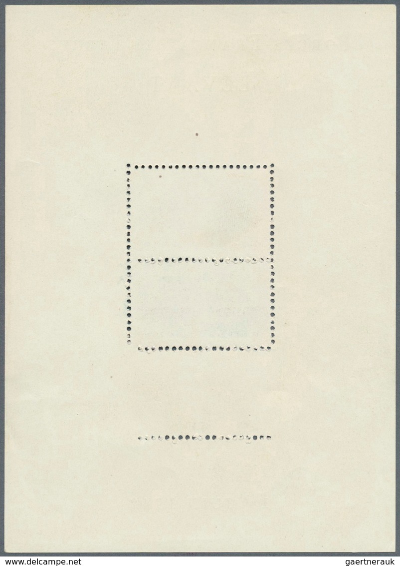 Französische Post In Der Levante: 1942, "FORCES FRANCAISES LIBRES AU LEVANT" Souvenir Sheet Showing - Autres & Non Classés