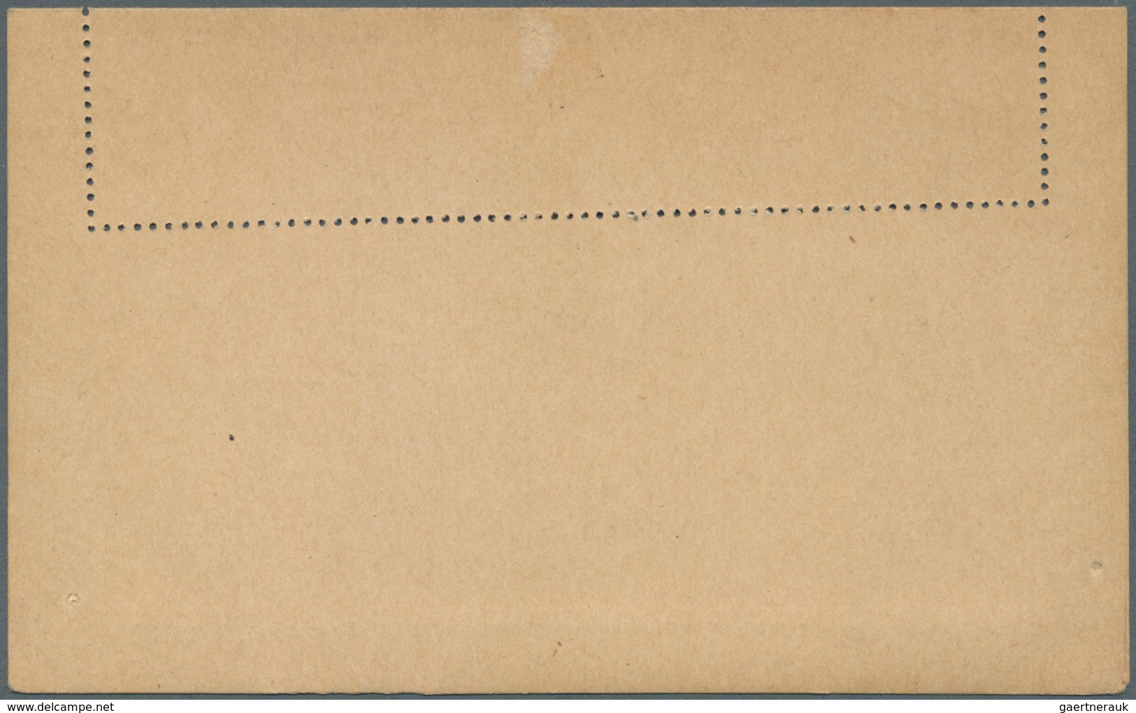 Frankreich - Ganzsachen: 1906, Kartenbrief 10 C Rot (mit No. 211) Mit Totaler Verzähnung Ins Obere D - Other & Unclassified