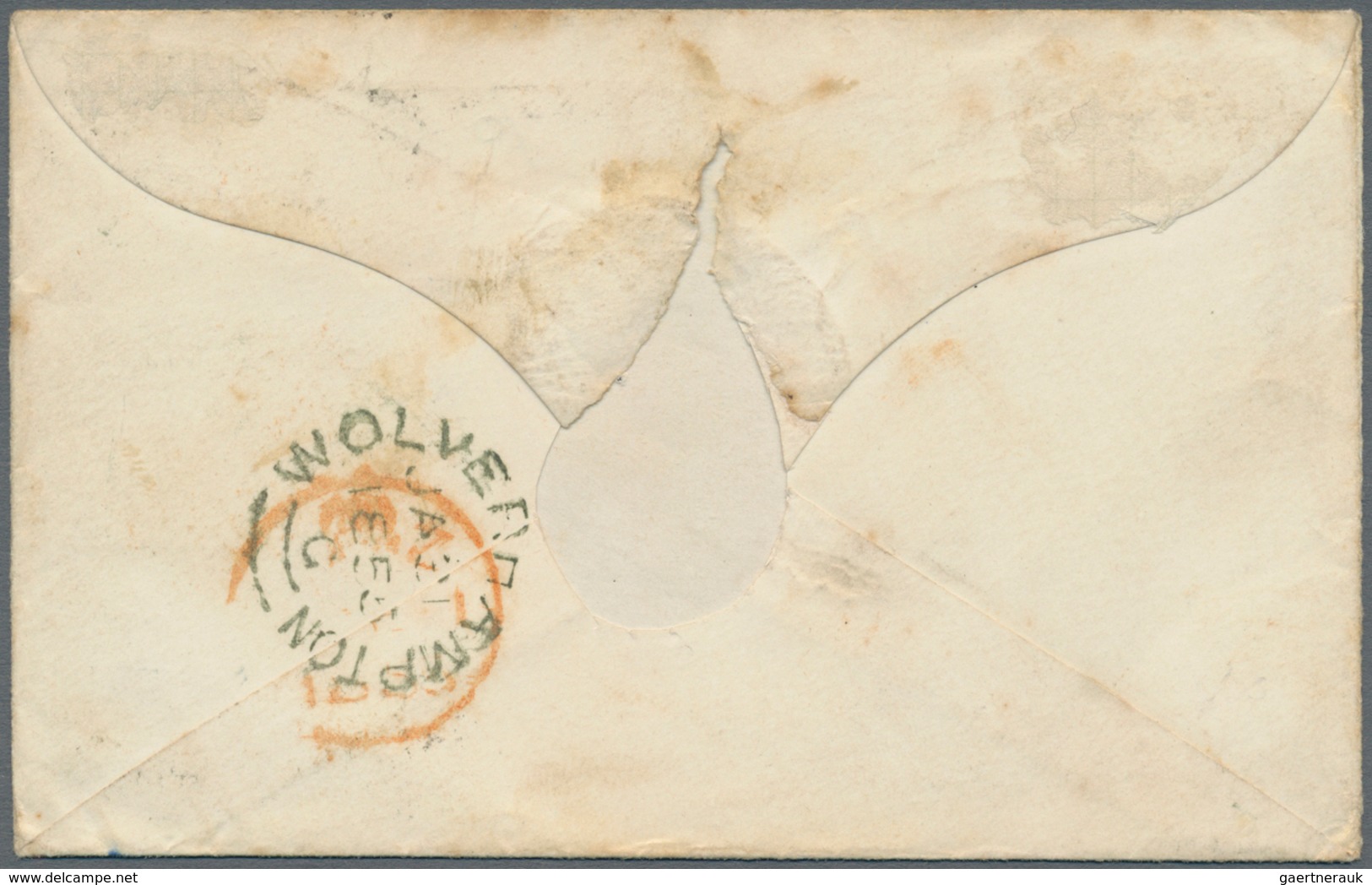 Großbritannien: 1855 CRIMEAN WAR: Cover From Wolverhampton To Crimea 'via Marseilles', Addressed To - Other & Unclassified