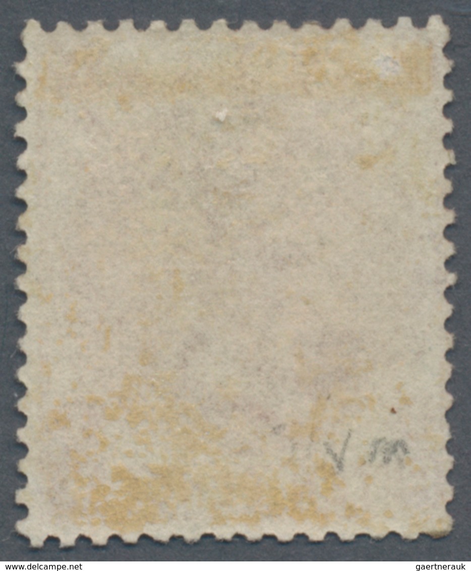 Großbritannien: 1867, QV 10d. Red-brown Wmkd. Spray Of Rose From Plate 1 (lettered 'KP'), Unused Wit - Autres & Non Classés