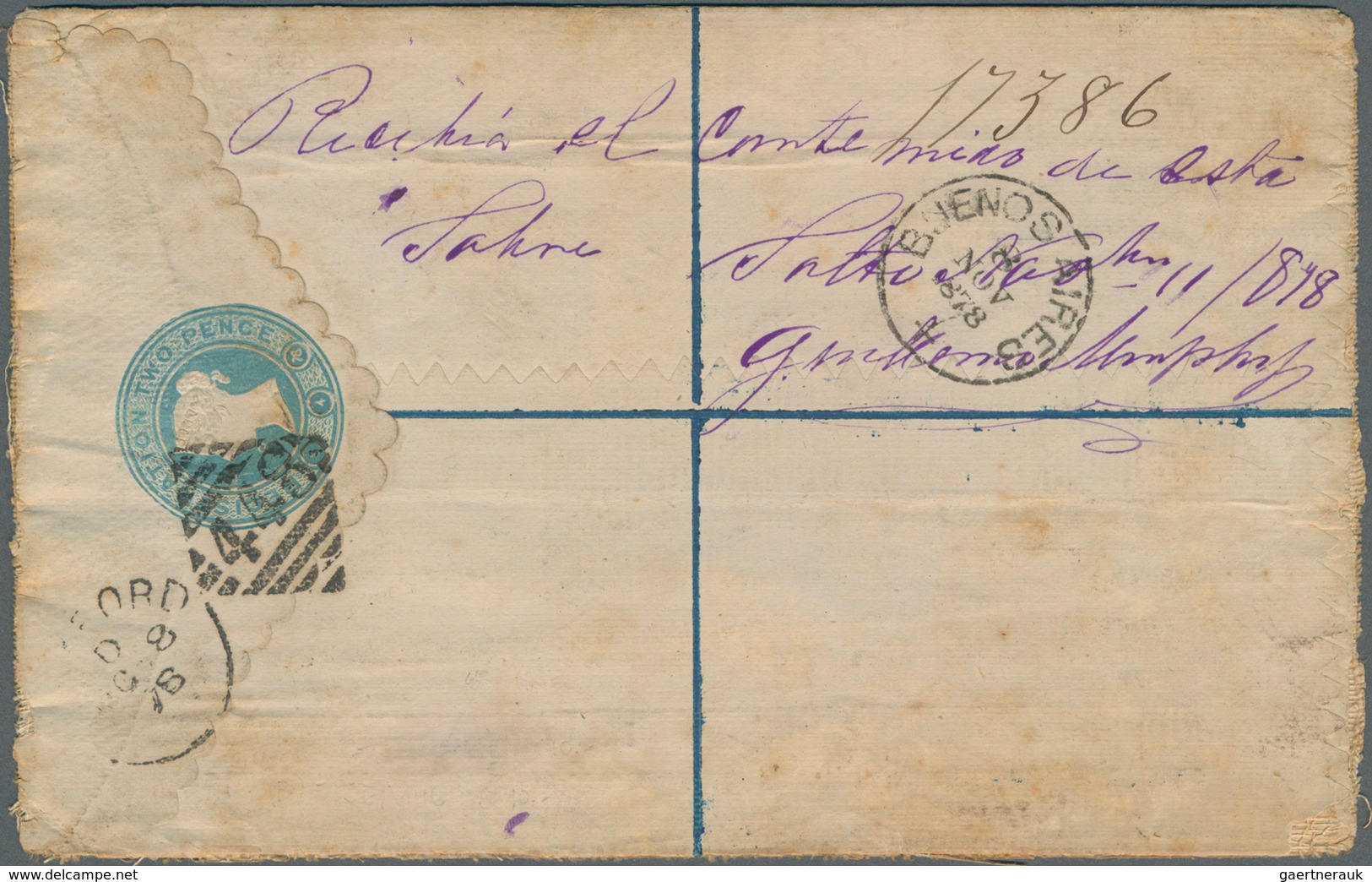 Großbritannien: 1876/1880, 3 Auslandsbriefe, Davon 2x UPU-Porto 21/2 Nach Norwegen Bzw. USA (etwas V - Sonstige & Ohne Zuordnung