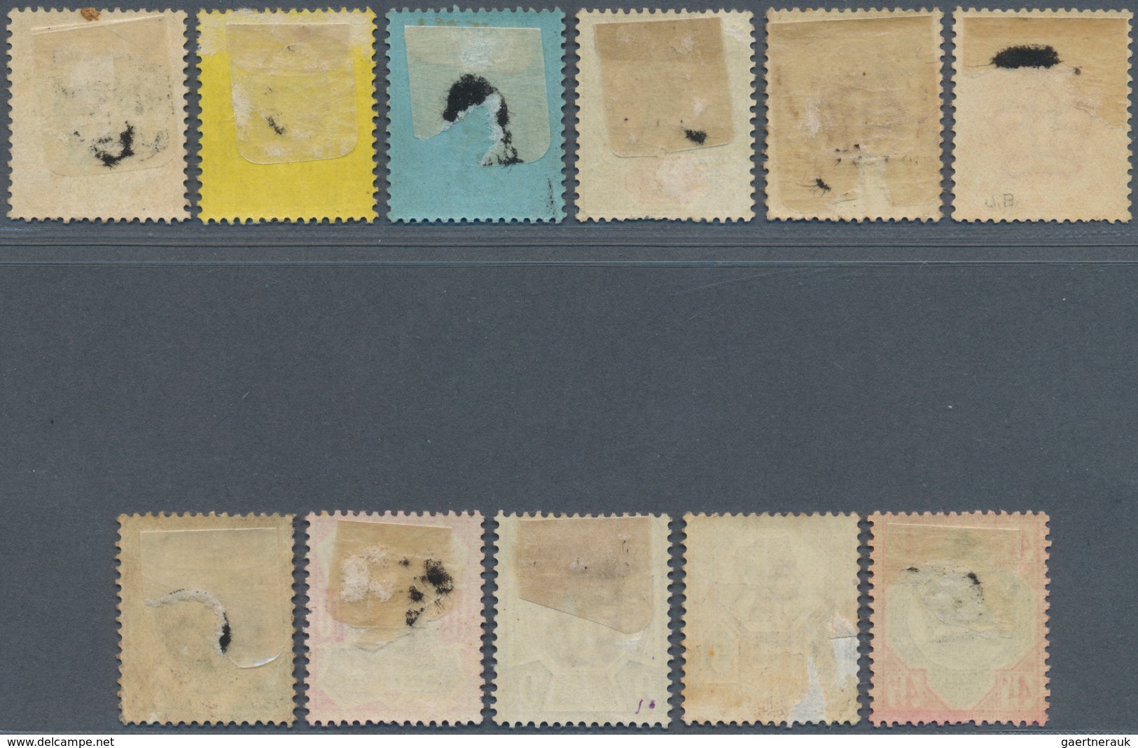 Großbritannien: 1887, 50 Years Regency QV ½ D To 1 Sh Almost Complete Set (cheap 5d Missing) Mint LH - Other & Unclassified