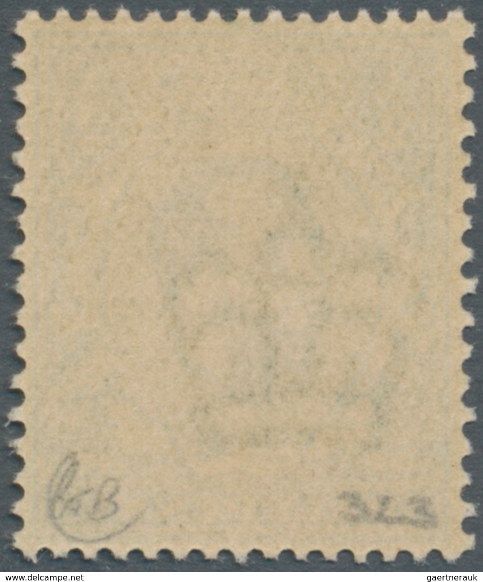 Großbritannien: 1911, ½d. Bluish Green On Toned Paper, Unmounted Mint, Signed. SG Spec. N1(4), £400+ - Other & Unclassified