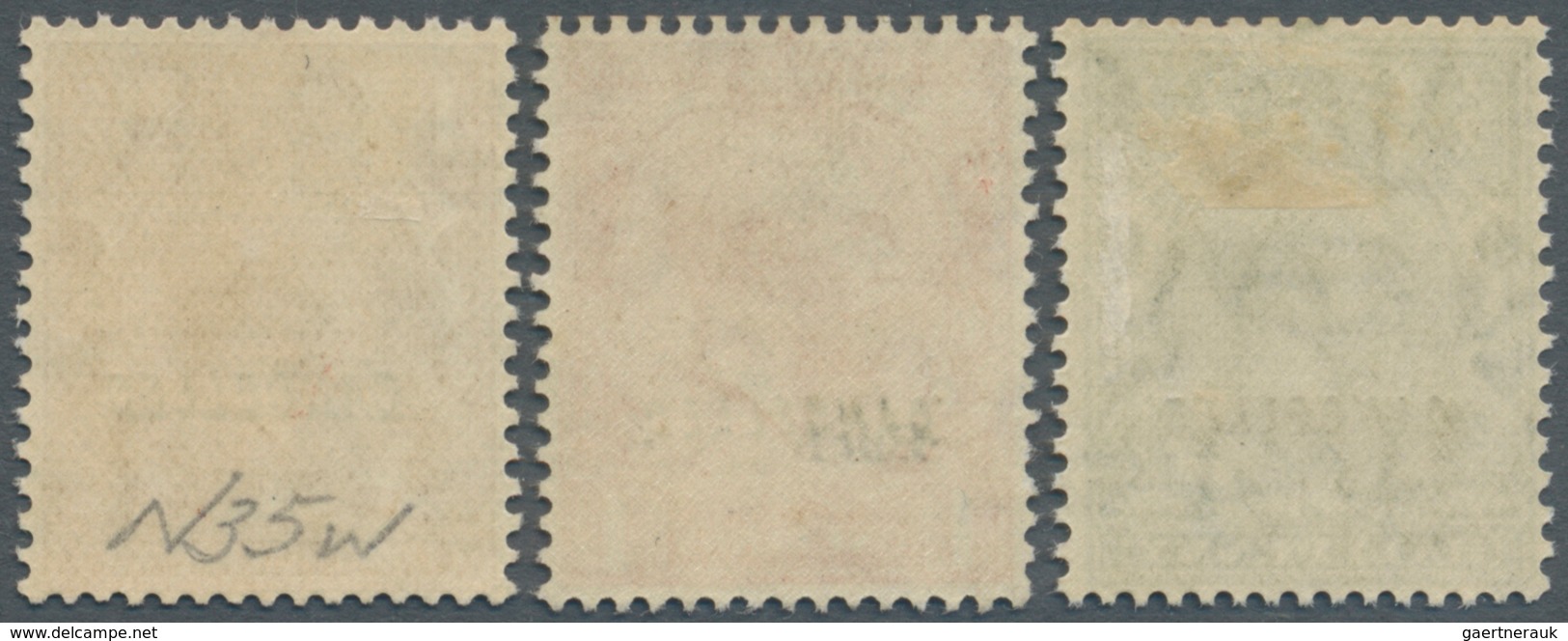 Großbritannien: 1924, KGV Block Cypher, "Cancelled" Overprints Type 28, ½d. Inverted Watermark, 1d., - Sonstige & Ohne Zuordnung