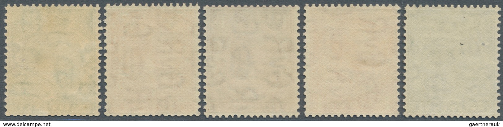 Großbritannien: 1924, KGV Block Cypher, ½d., 1d., 1½d., 2d. Watermark Sideways Each; ½d. Watermark S - Other & Unclassified