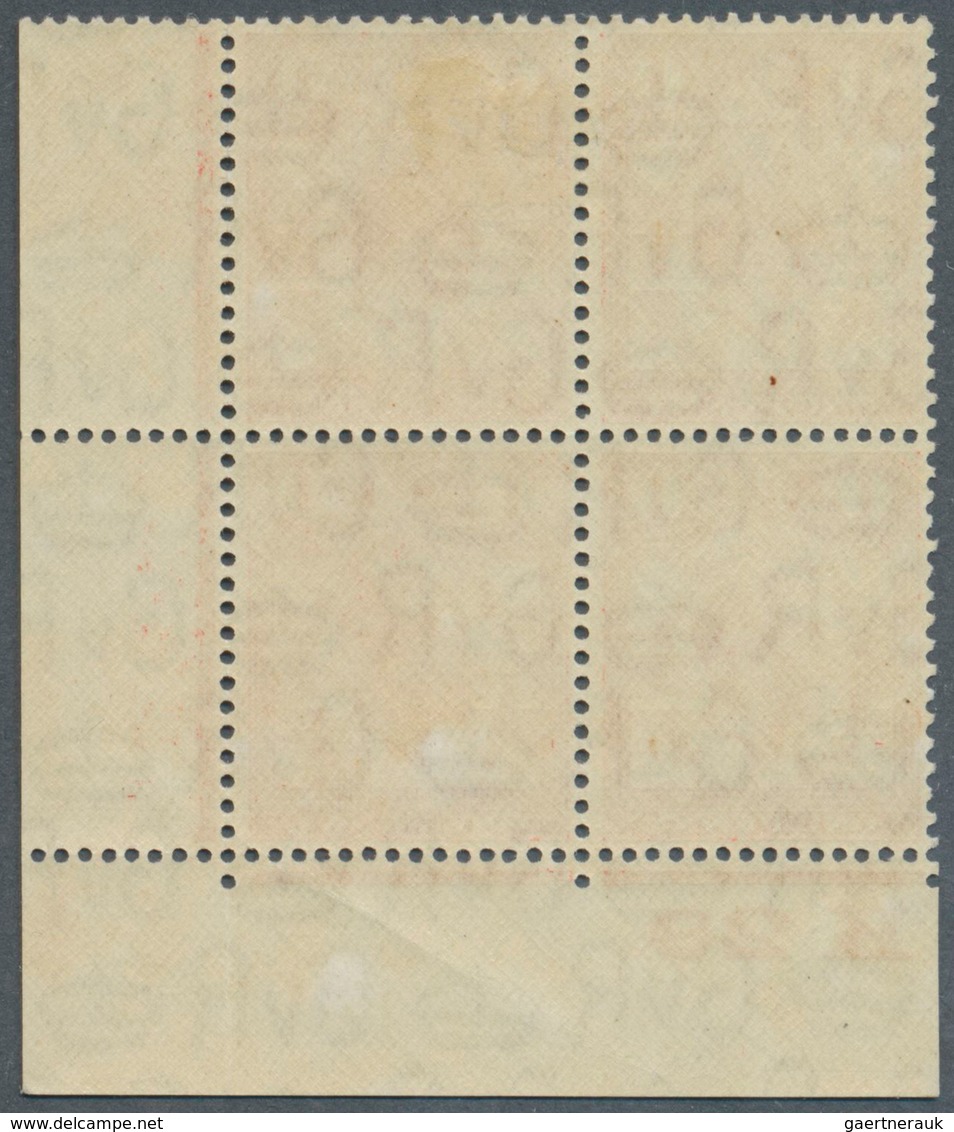 Großbritannien: 1929, UPU Congress, 1d. Scarlet, Plate Block Of Four With Control "K 29", On R19/11 - Sonstige & Ohne Zuordnung