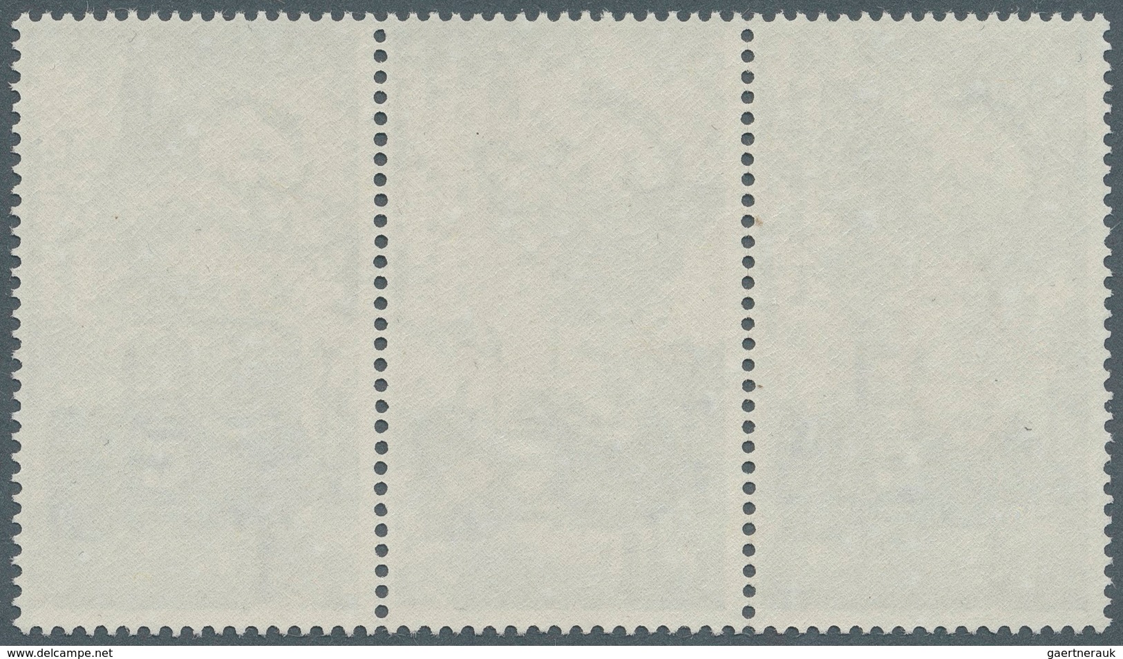 Großbritannien: 1965, 4 D. Lister's Carbolic Spray, Vertical Strip Of 3 Showing Variety "Brown-red ( - Sonstige & Ohne Zuordnung