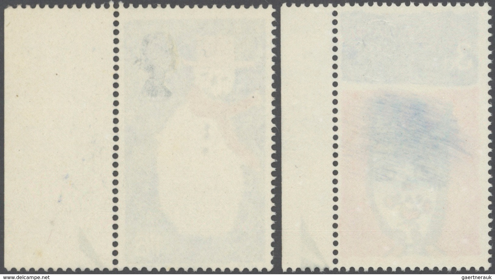 Großbritannien: 1966, 3 D. And 1 Sh. 6 D. Christmas (children's Paintings), 2 Marginal Copies Each S - Other & Unclassified