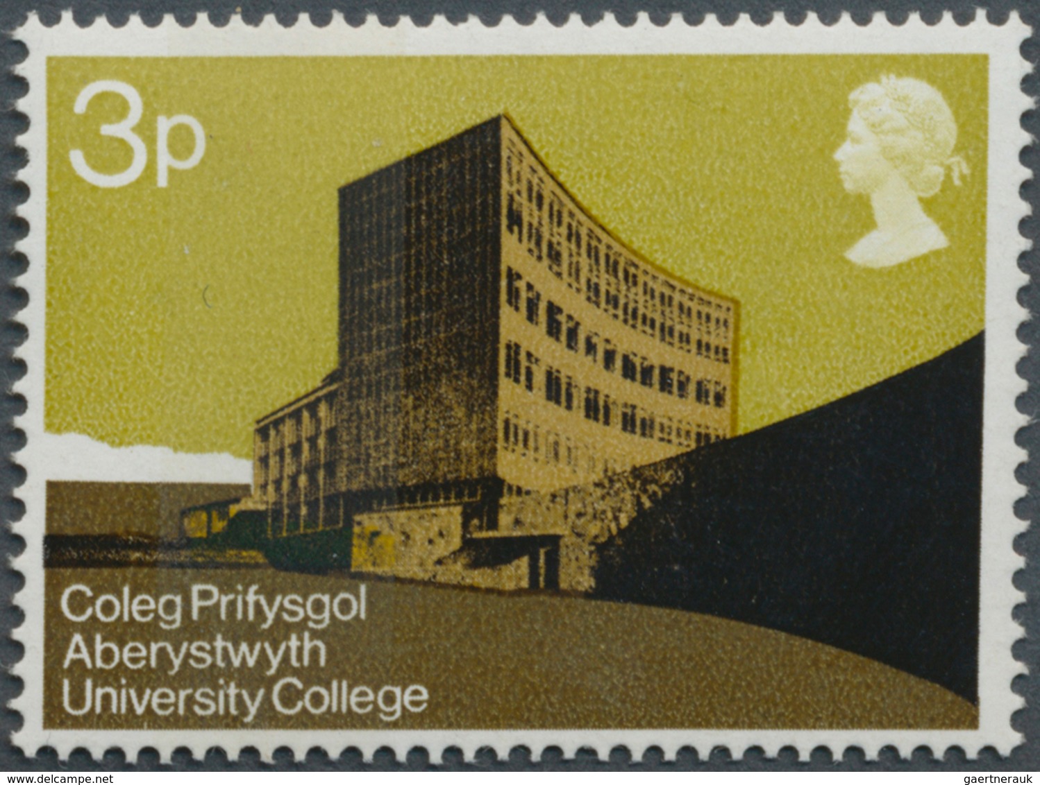 Großbritannien: 1971, 3 P. University College Showing Variety "Lemon Omitted", Unmounted Mint, Norma - Other & Unclassified