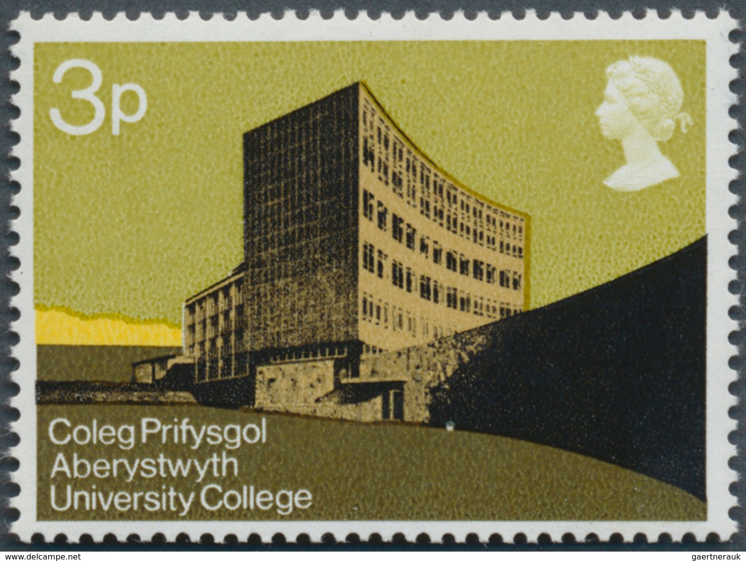 Großbritannien: 1971, 3 P. University College Showing Variety "Lemon Omitted", Unmounted Mint, Norma - Other & Unclassified