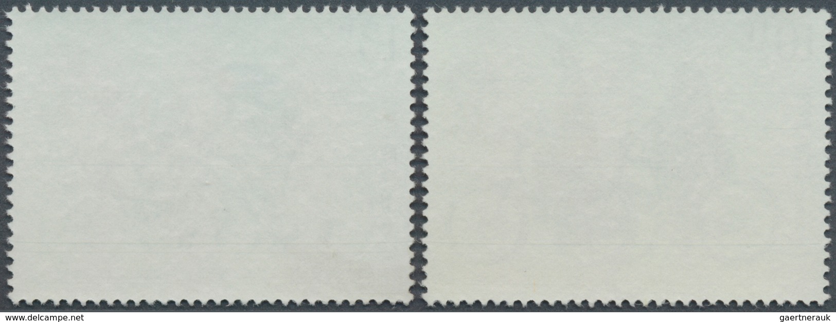 Großbritannien: 1978, 10½ P. And 13 P. Bicycle With Shifted Printing Of Golden Colour (Queen's Head) - Sonstige & Ohne Zuordnung