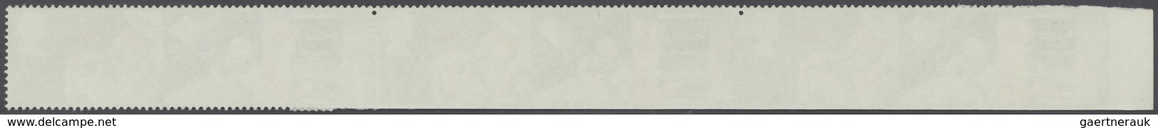 Großbritannien: 1982, 26 P. Modern Technological Aids, Horizontal Strip Of 3 With Left Margin, Mispe - Other & Unclassified