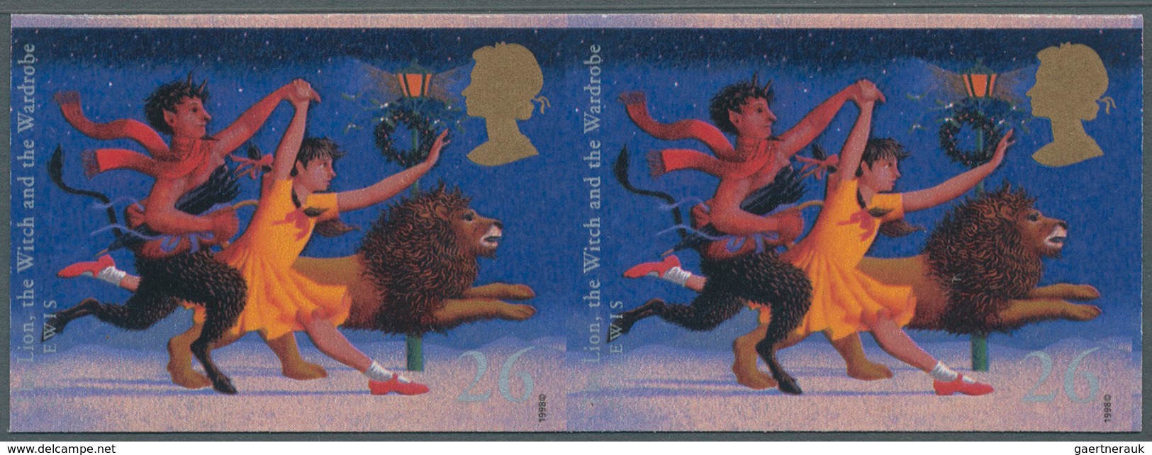 Großbritannien: 1998, 26 P. Fantasy, Imperforated Horizontal Pair, Unmounted Mint. SG 4.000,- GBP (c - Sonstige & Ohne Zuordnung