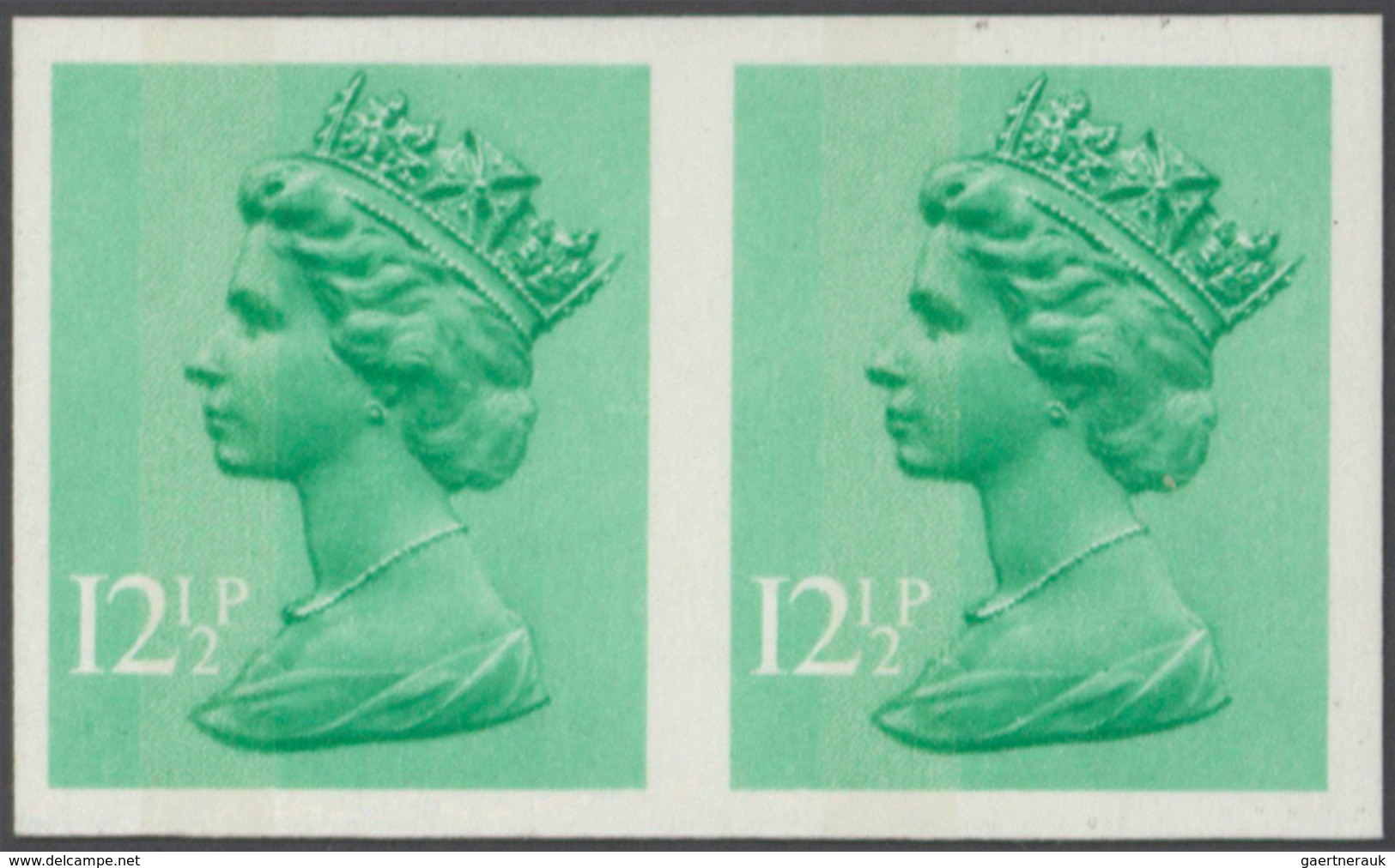 Großbritannien - Machin: 1982, 12 1/2 P. Light Emerald, One Band In Left Half Of Stamps (either Shif - Machin-Ausgaben