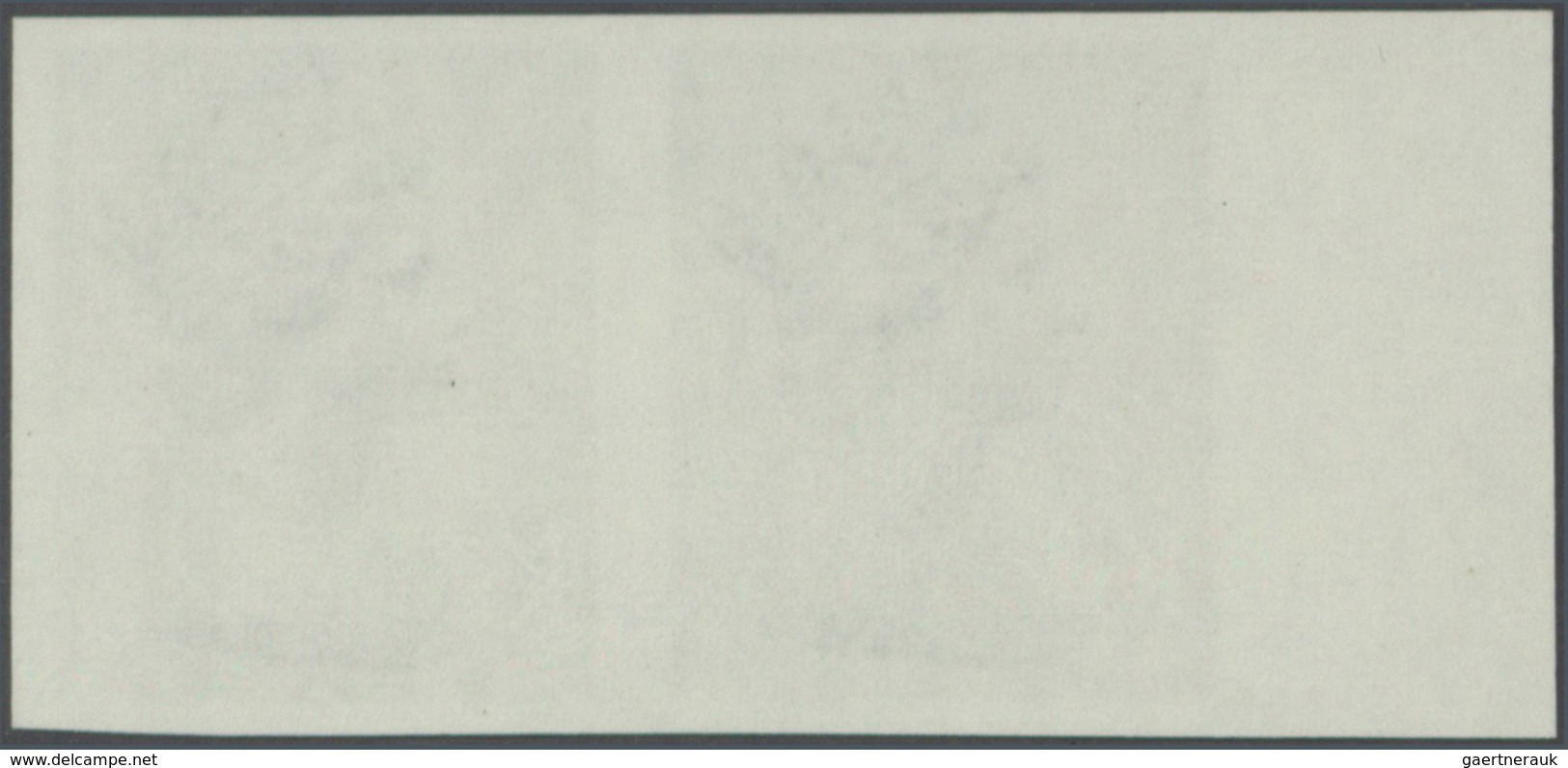 Großbritannien - Machin: 1983, 16 P. Olive-drab, Imperforated Horizontal Pair With Left Margin, Unmo - Série 'Machin'