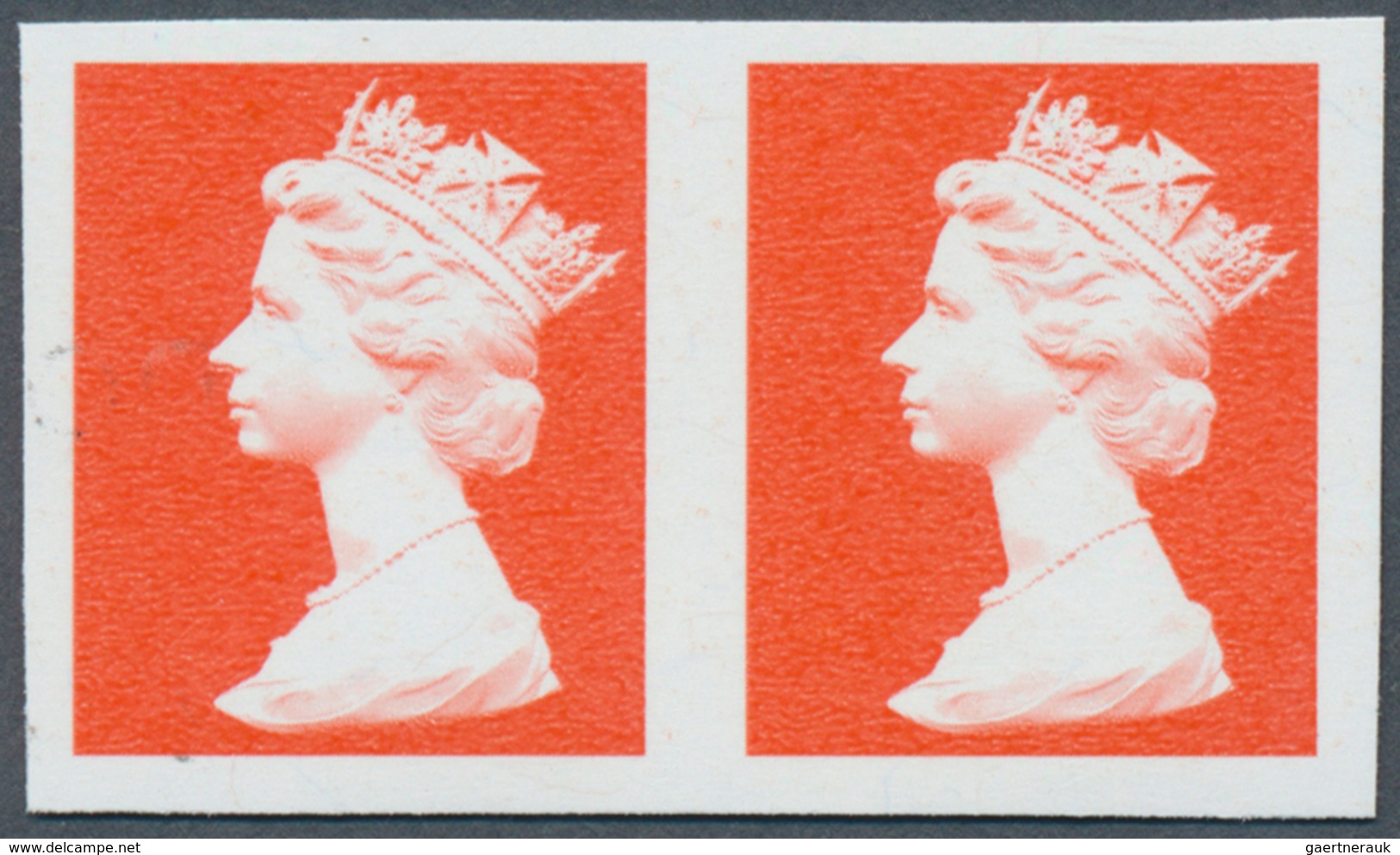 Großbritannien - Machin: 1997, Imperforate Proof In Issued Design Without Value On Gummed Paper, Hor - Machins