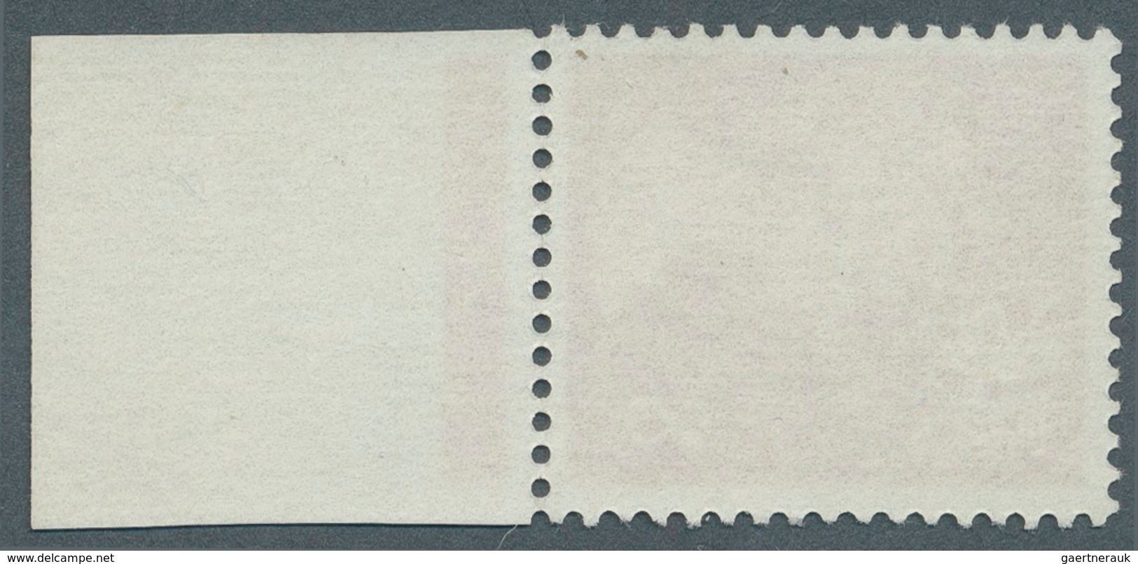 Großbritannien - Regionalmarken: Wales: 1974, 8 P. Rosine With Lower Margin, Showing Variety "phosph - Pays De Galles