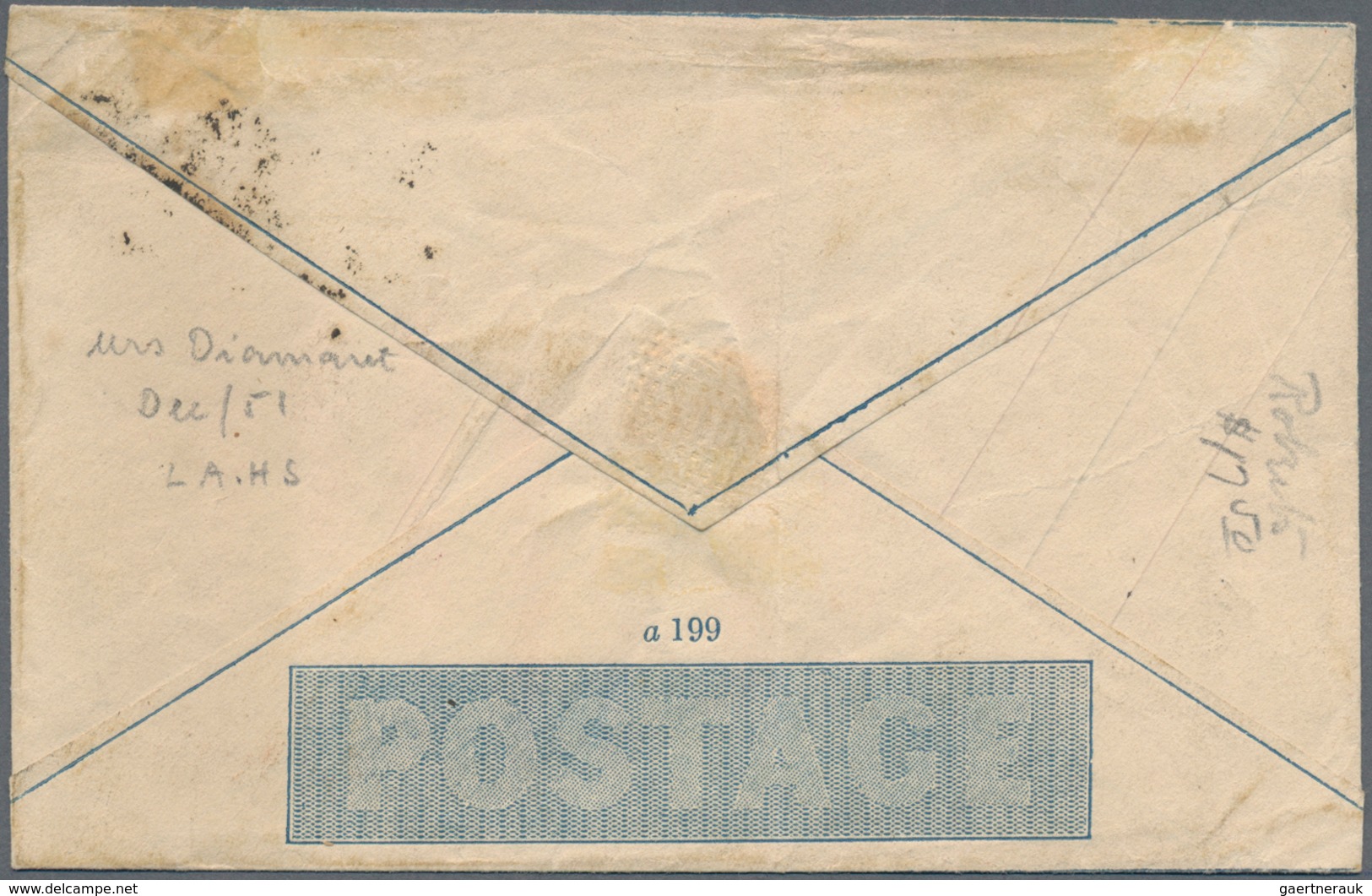 Großbritannien - Ganzsachen: 1840, Mulready Envelope 2d. Blue Without Advertisments Cancelled With B - 1840 Enveloppes Mulready