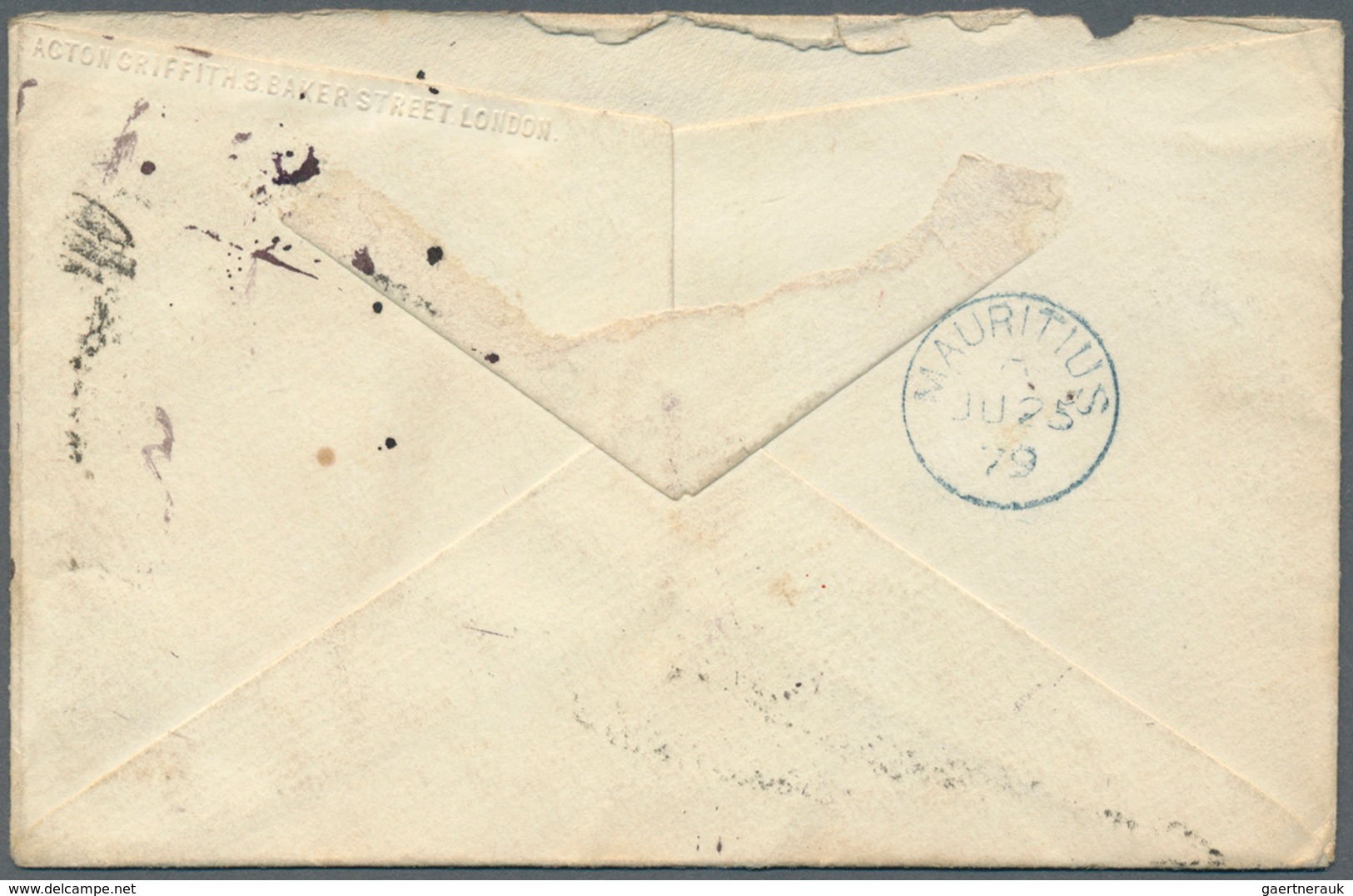 Großbritannien - Ganzsachen: 1879. Postal Stationery Envelope Four Pence' Orange + 'six Pence' Purpl - 1840 Enveloppes Mulready