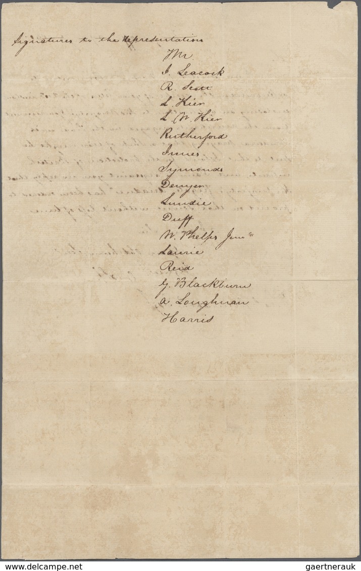 Großbritannien - Besonderheiten: 1831, Handwritten Letter From The "Foreign Office" Sigend By Lord V - Autres & Non Classés