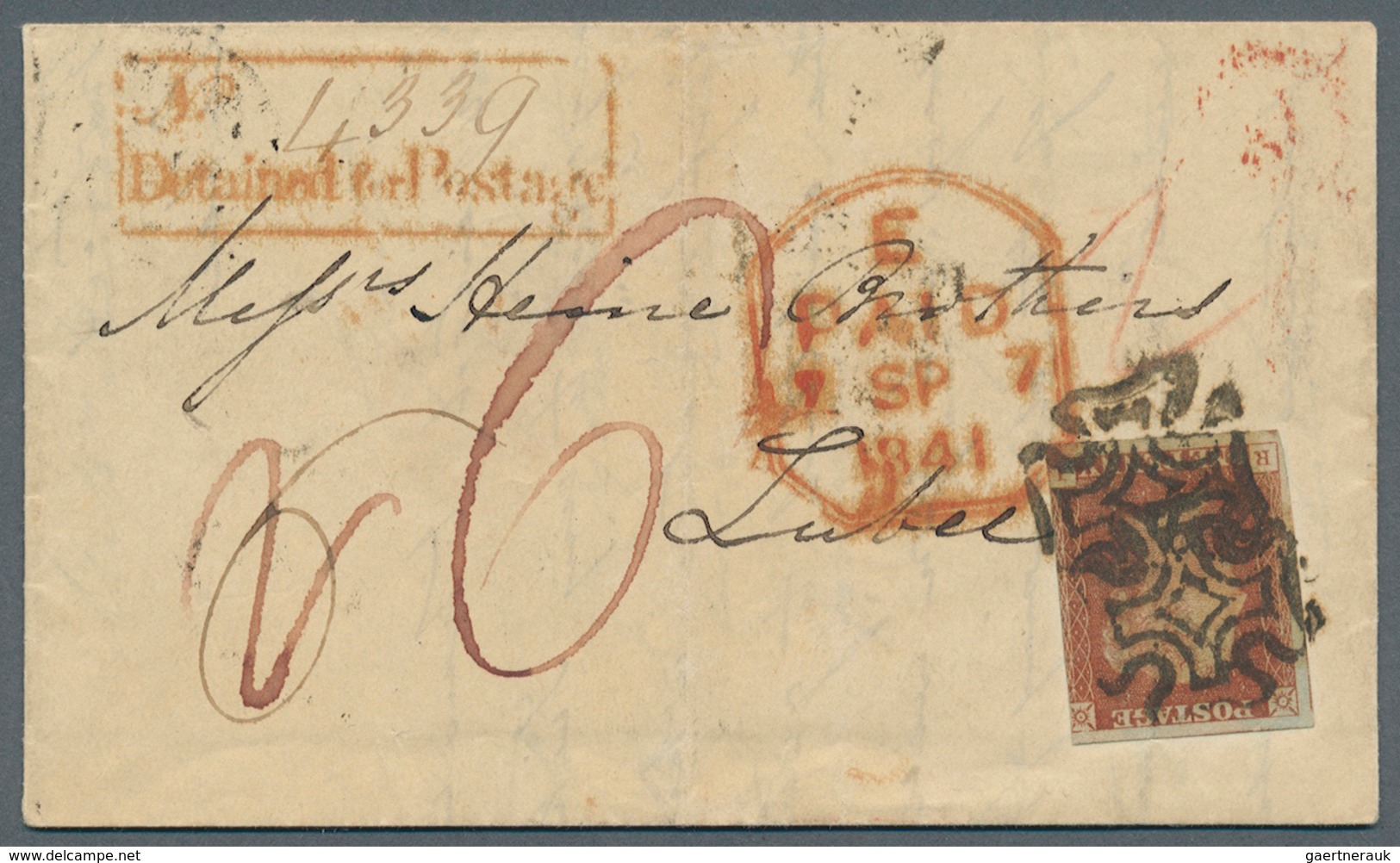 Irland: 1841. Folded Letter Sheet Written From Dublin Dated '30th Aug 1841' Addressed To Germany Wit - Covers & Documents