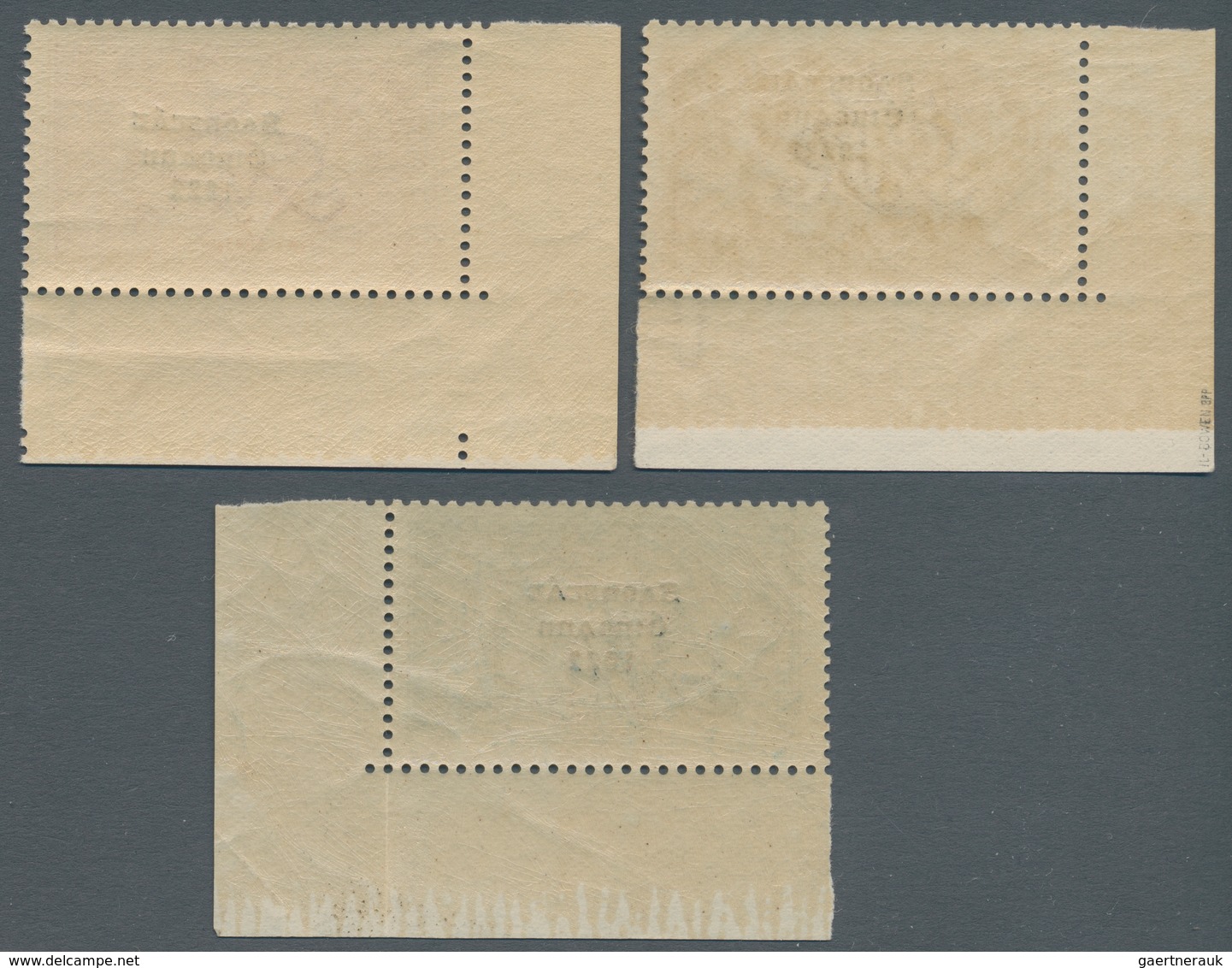 Irland: 1922, Saorstat Overprints, 2s.6d. Brown, 5s. Rose-carmine And 10s. Dull Grey-blue, Three Hig - Lettres & Documents