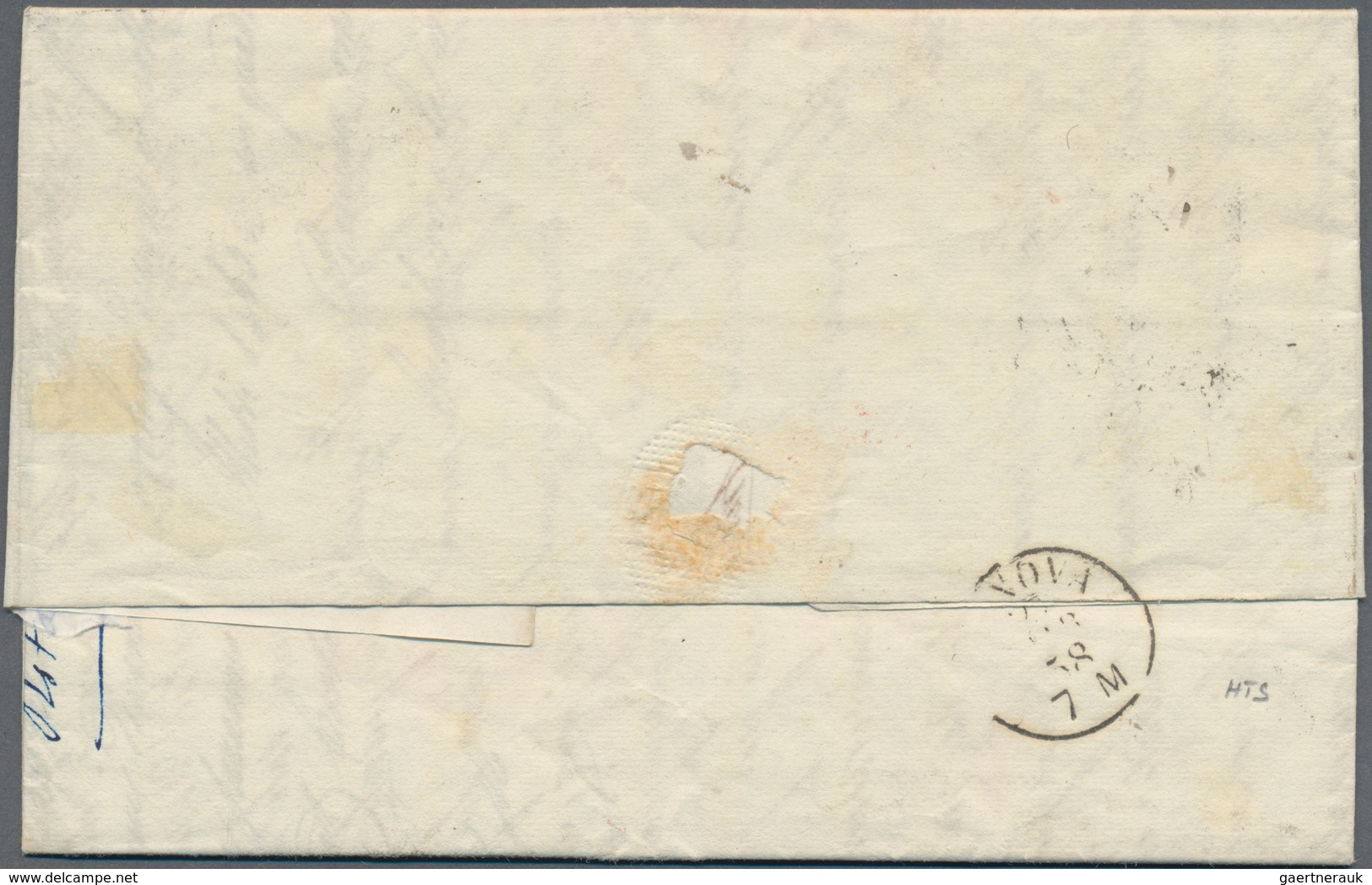 Italien - Altitalienische Staaten: Kirchenstaat: 1858, 8 Baj And 4 Baj, On P.D. Letter From Bologna - Papal States