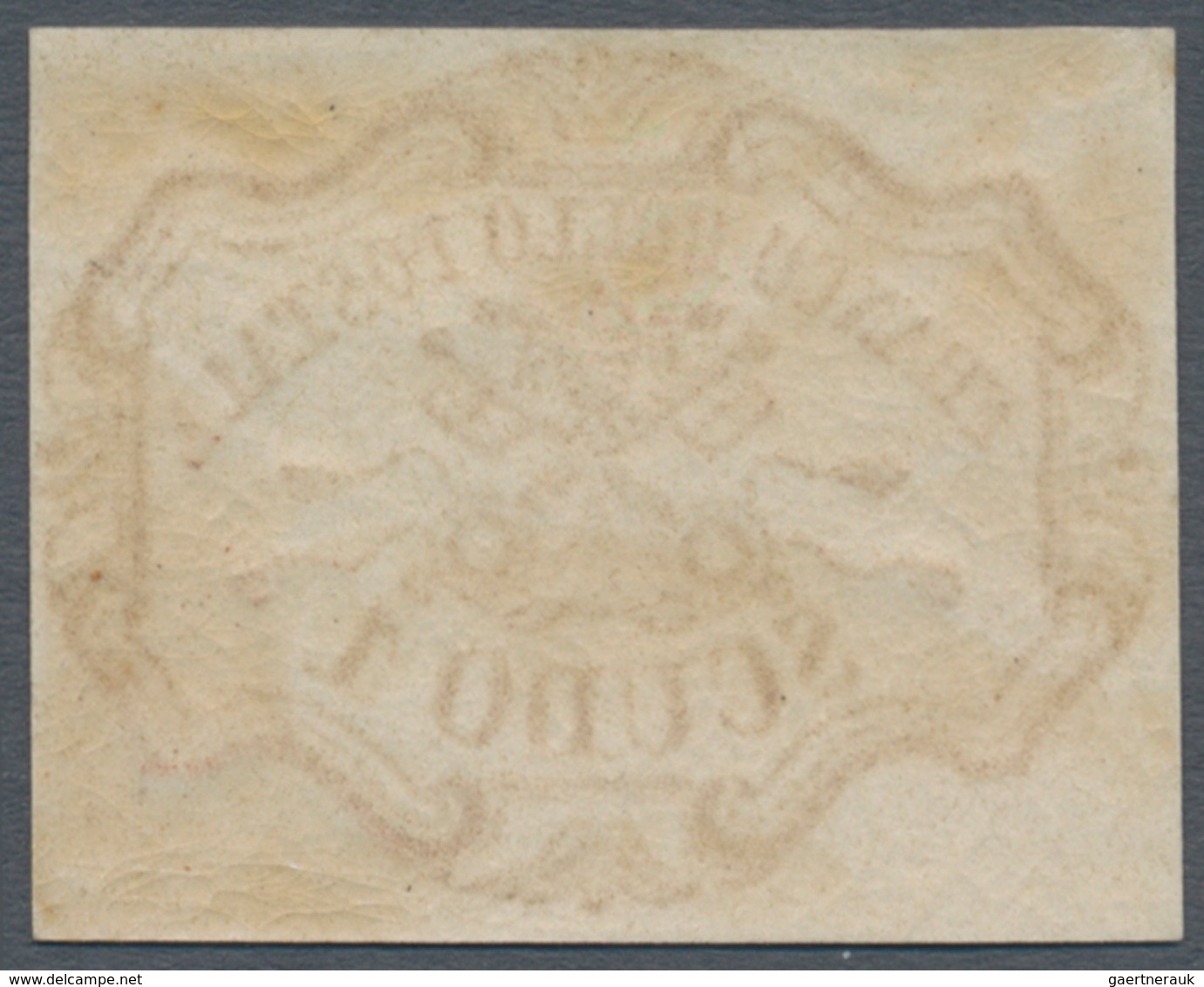 Italien - Altitalienische Staaten: Kirchenstaat: 1852, 1sc. Rose-carmine, Fresh Colour, Slightly Tou - Papal States