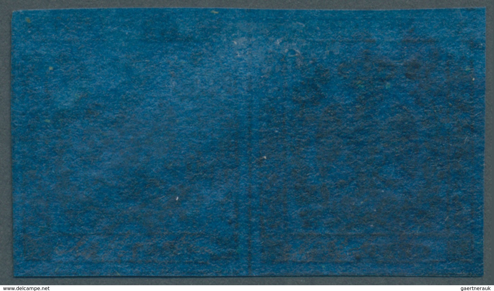 Italien - Altitalienische Staaten: Modena: 1852, 40 C. Black On Blue Type II (no Dot After 40) Horiz - Modena