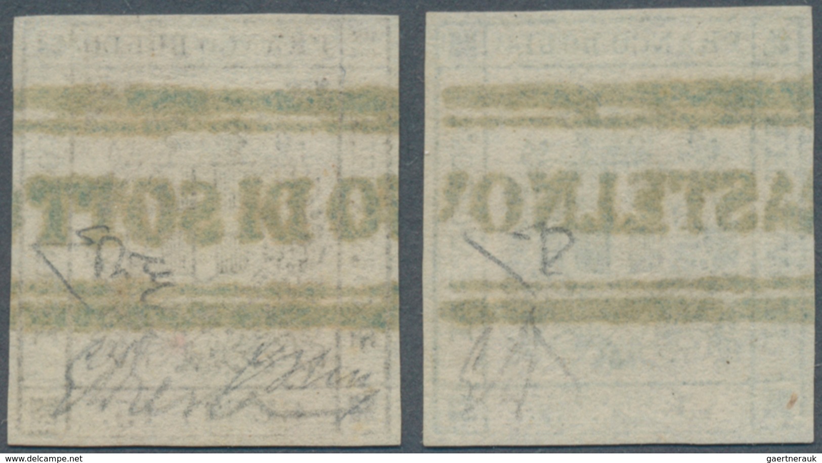 Italien - Altitalienische Staaten: Modena: 1859, 5c. Green And 15c. Brown, Both Fresh Colours And Fu - Modena