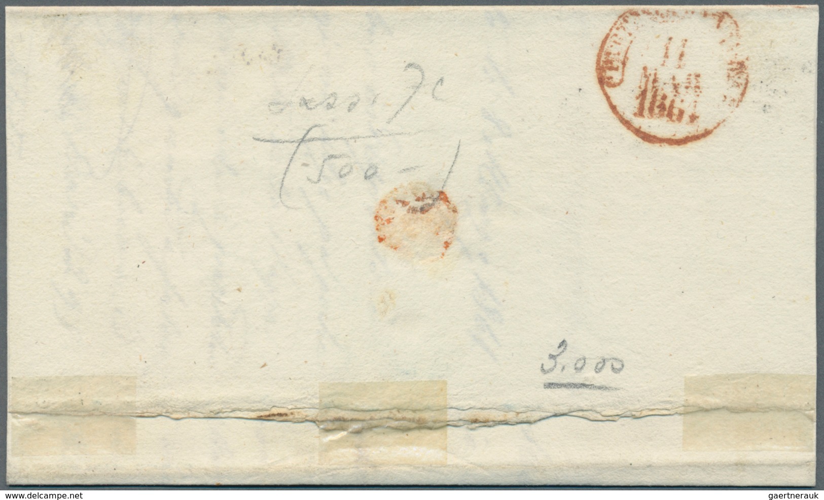 Italien - Altitalienische Staaten: Neapel: 1858. 2 Gr Rose, Tied By Wavy Line "Annullato", Rare Cds - Naples