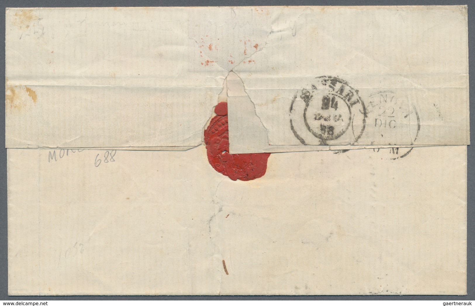 Italien - Altitalienische Staaten: Parma: 1852. 15 C Black On Rose, Horizontal Pair, The Right Stamp - Parme