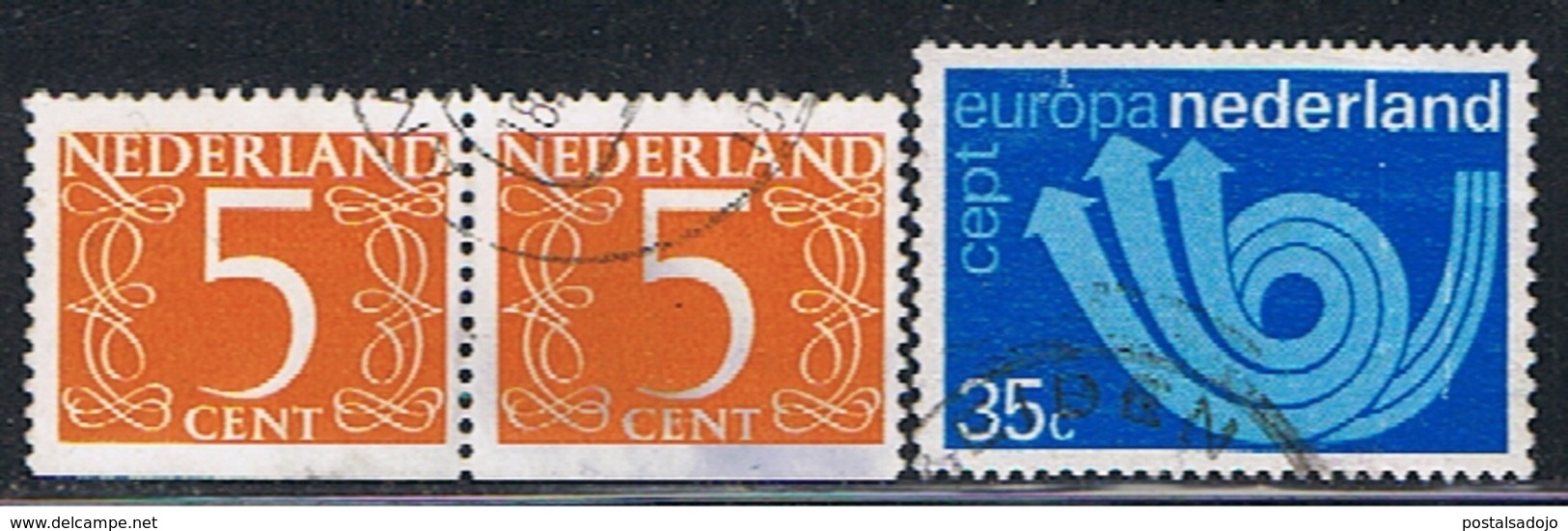 HOL 121 // YVERT 976, 976a, 982 // 1972 - Used Stamps